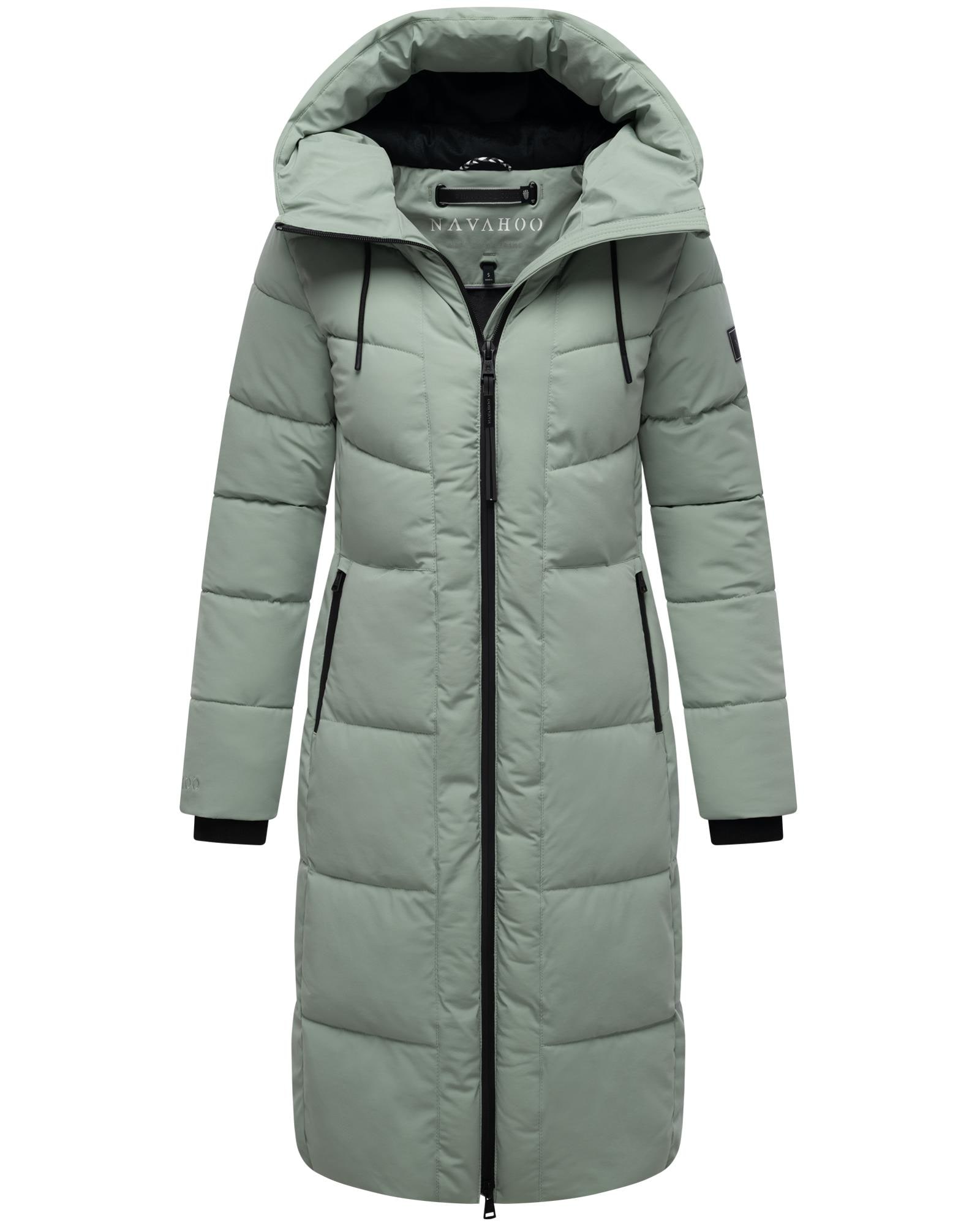 Navahoo Steppmantel »Schokokuss XIV«, Warmer Damen gesteppter Wintermantel mit Kapuze
