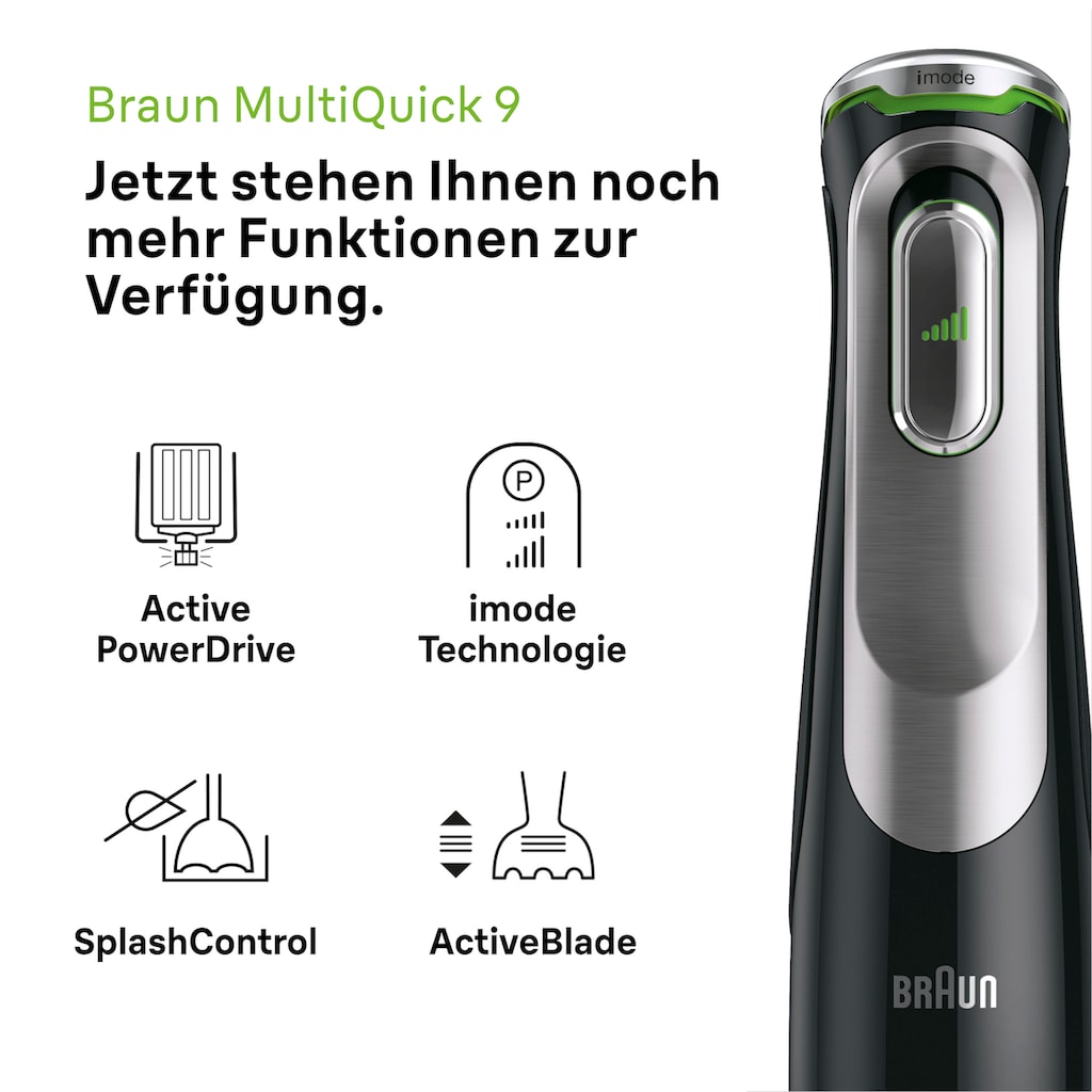 Braun Stabmixer »MQ 9147X MultiQuick 9«, 1200 W