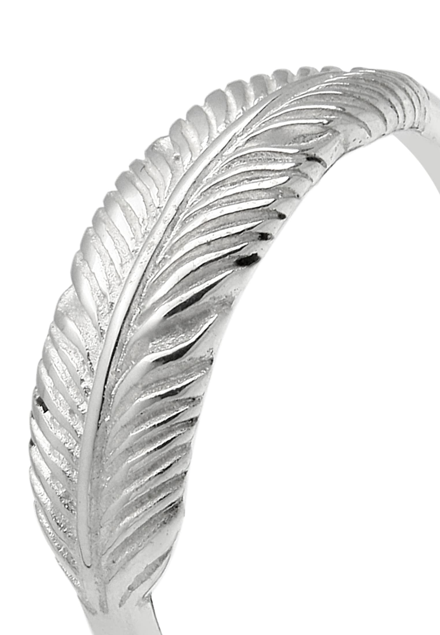 Elli Fingerring »Silberring Feder 925 Sterling Silber«