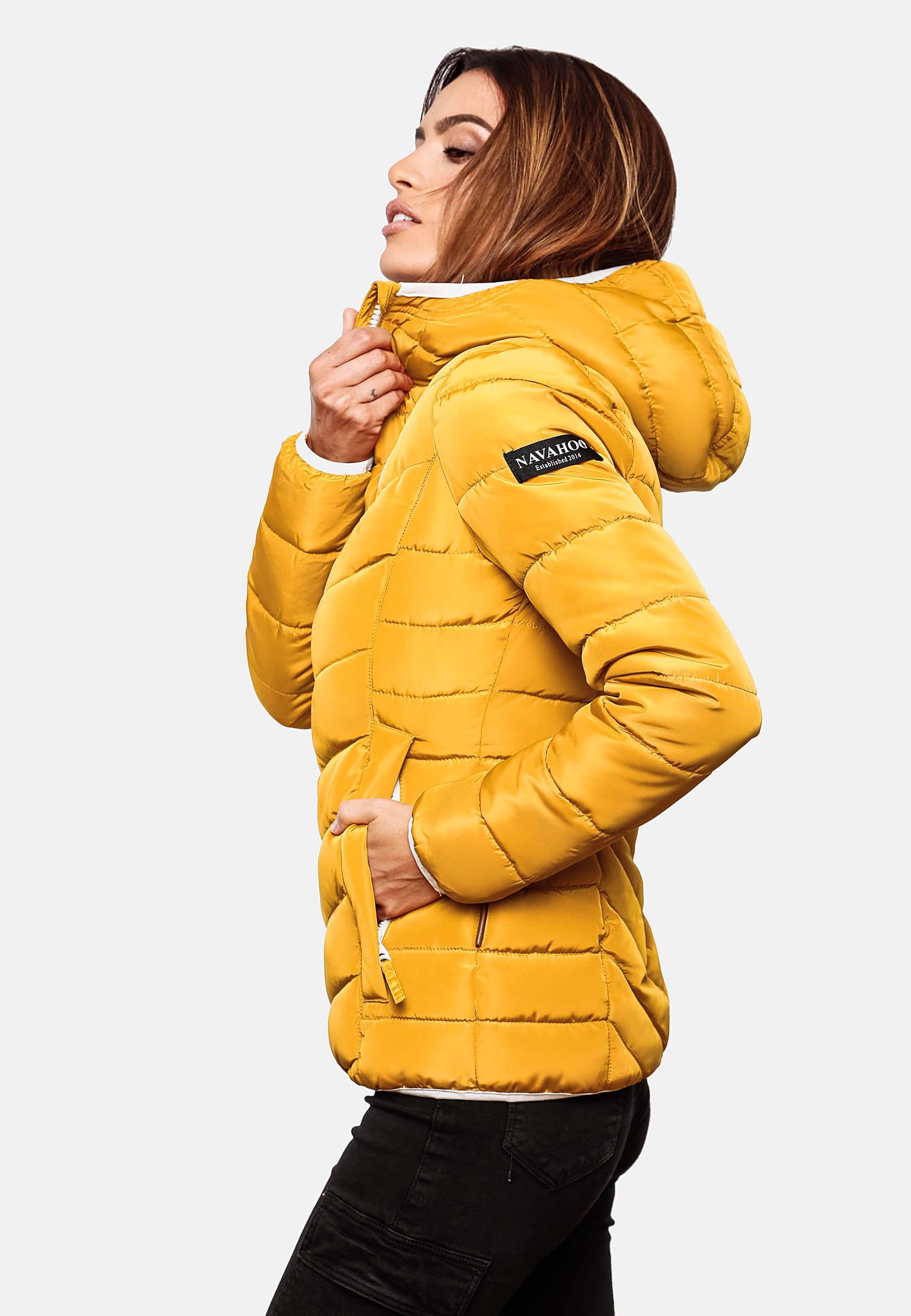 Navahoo Steppjacke »Elva«, mit Kapuze, stylische Damen Winterjacke mit Kapuze