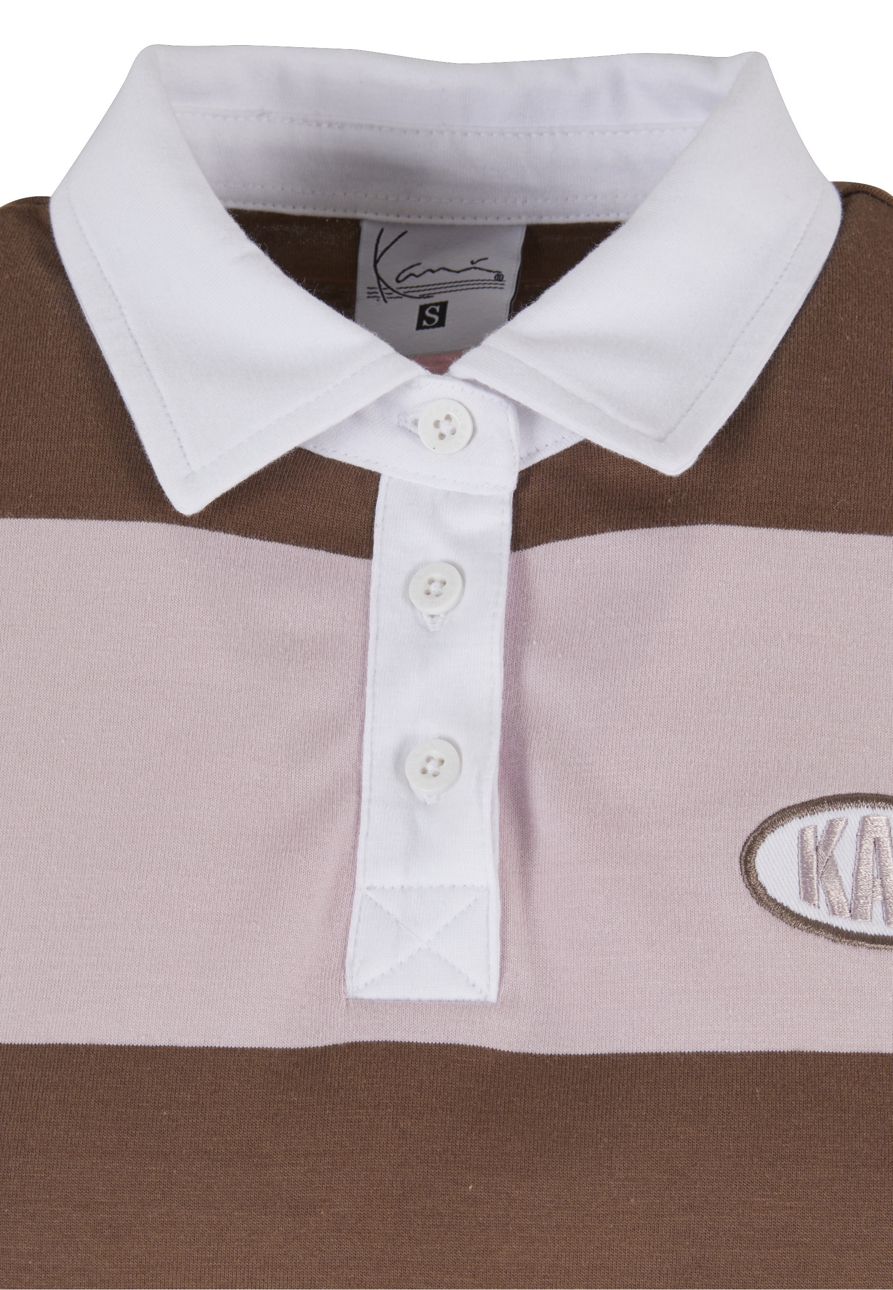 Karl Kani Longsleeve »Karl Kani Karl Kani Woven Signature Crop Striped Rugby LS« 1 Stk.