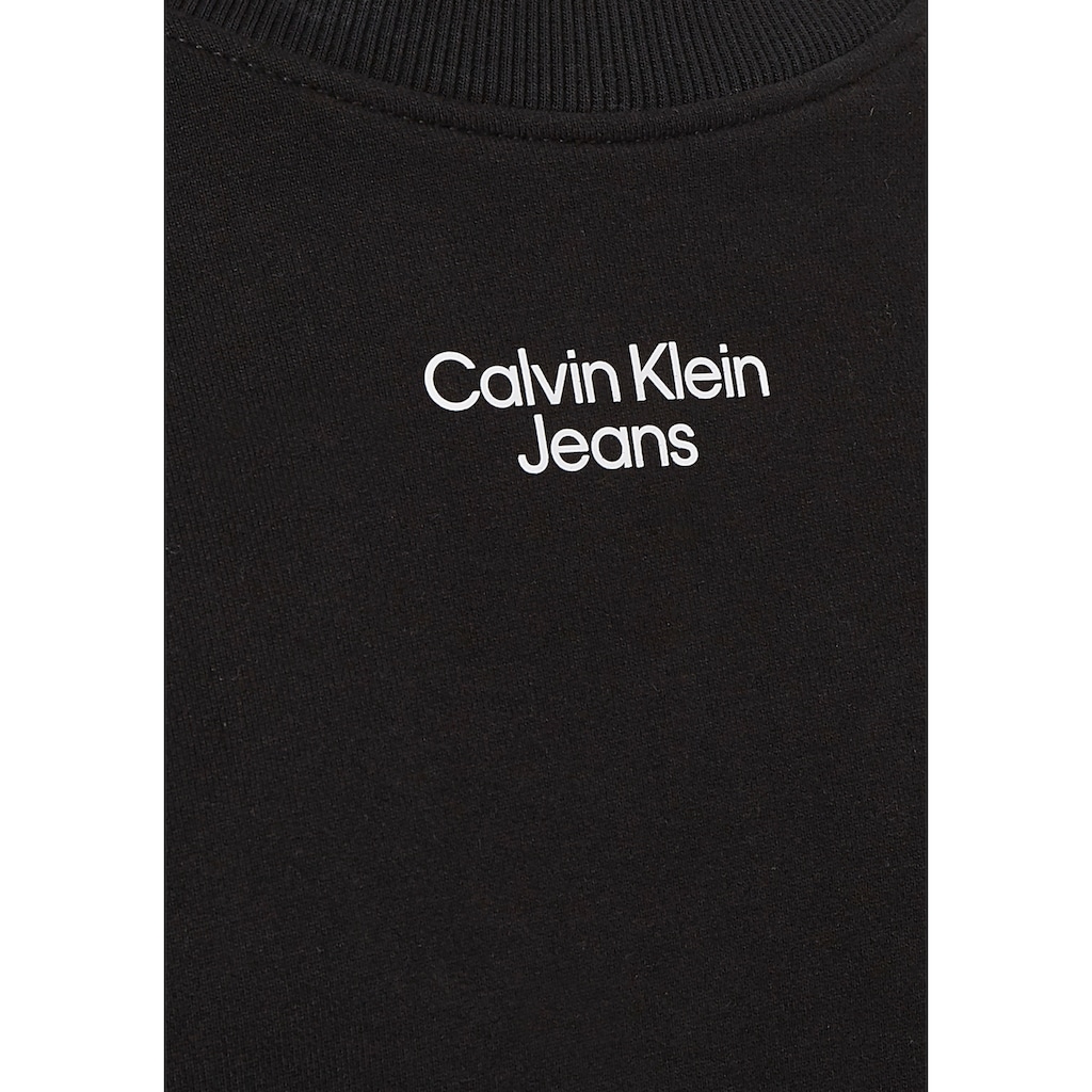 Calvin Klein Jeans Sweatshirt »STACKED LOGO CREW NECK«