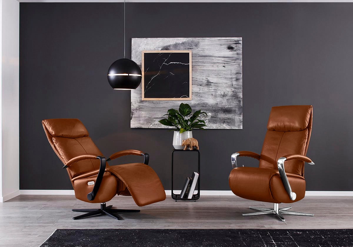 Relaxsessel W.SCHILLIG "rumbaa", braun (cognac z69), B:68cm H:113cm T:83cm, Longlife Xtra-Leder Z69: Das feinnarbige, gedeckte Softleder Z69 besticht durch seine außergewöhnliche Weichheit im trendigen »Vintage-Look«, Hautstärke 0, 9 - 1, 1 mm, Sessel, Re 4
