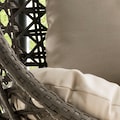 Destiny Hängestuhl »Coco«, Kunststoff, grau, inkl. Sitz- und Rückenkissen