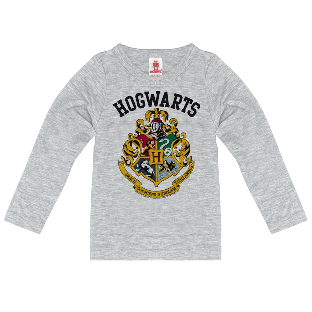 LOGOSHIRT Langarmshirt »Hogwarts«