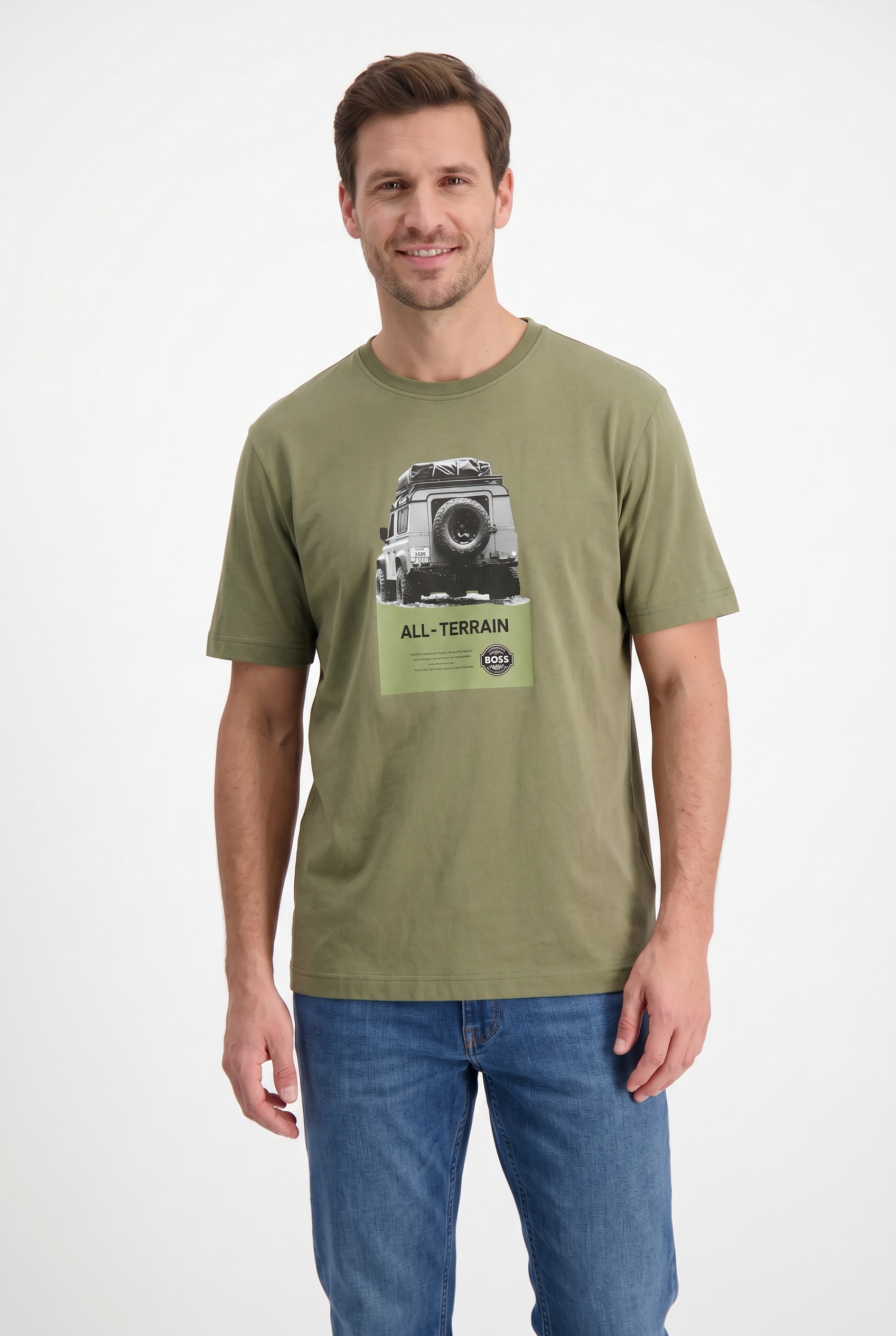 BOSS ORANGE T-Shirt "Te Wagon" mit coolem Fotodruck