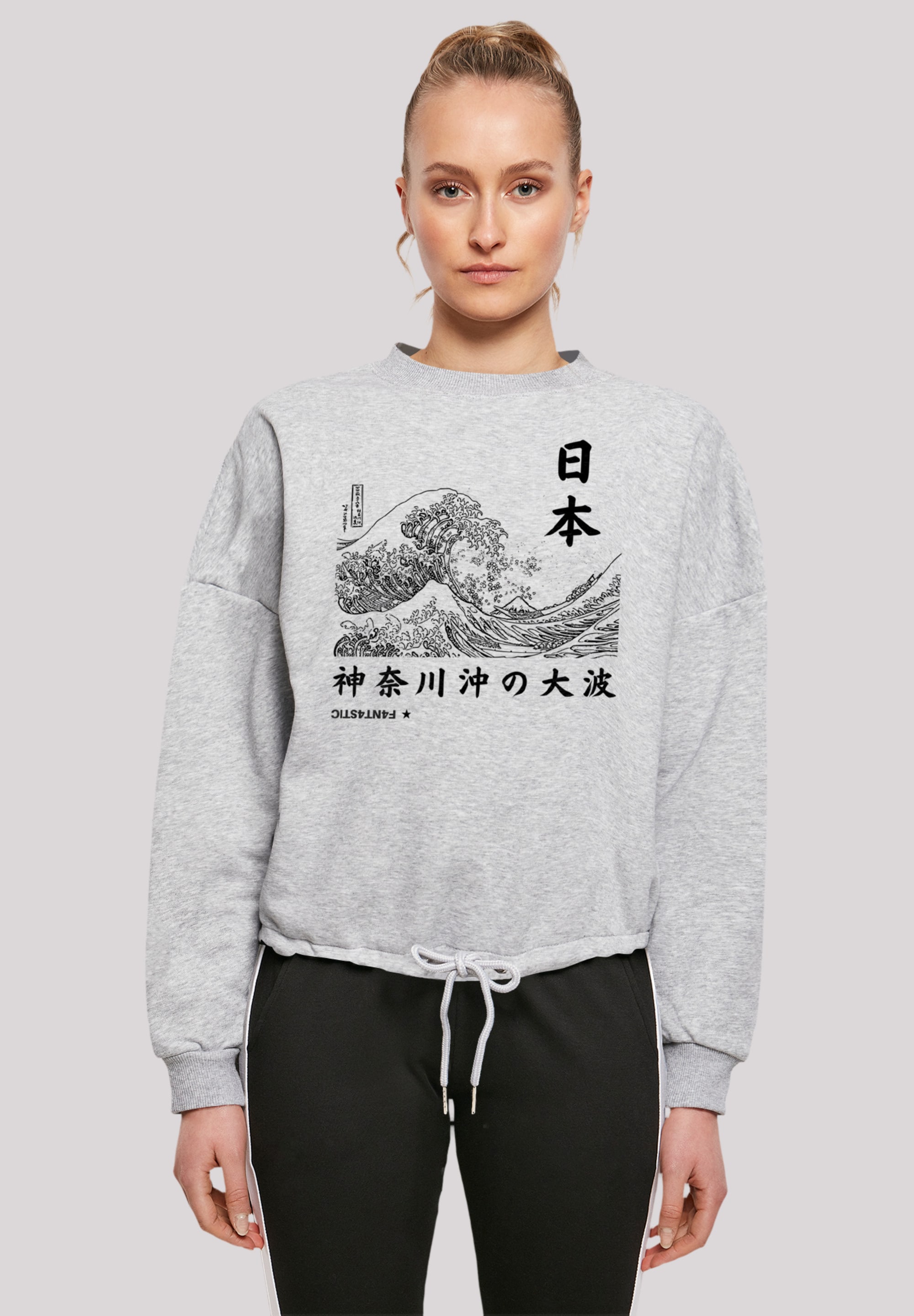 F4NT4STIC Sweatshirt "Kanagawa", Print