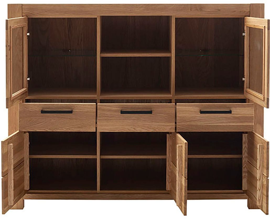 MCA living Highboard »Silias Highboard«, (1 St.), Schubkastenführung gedämpft