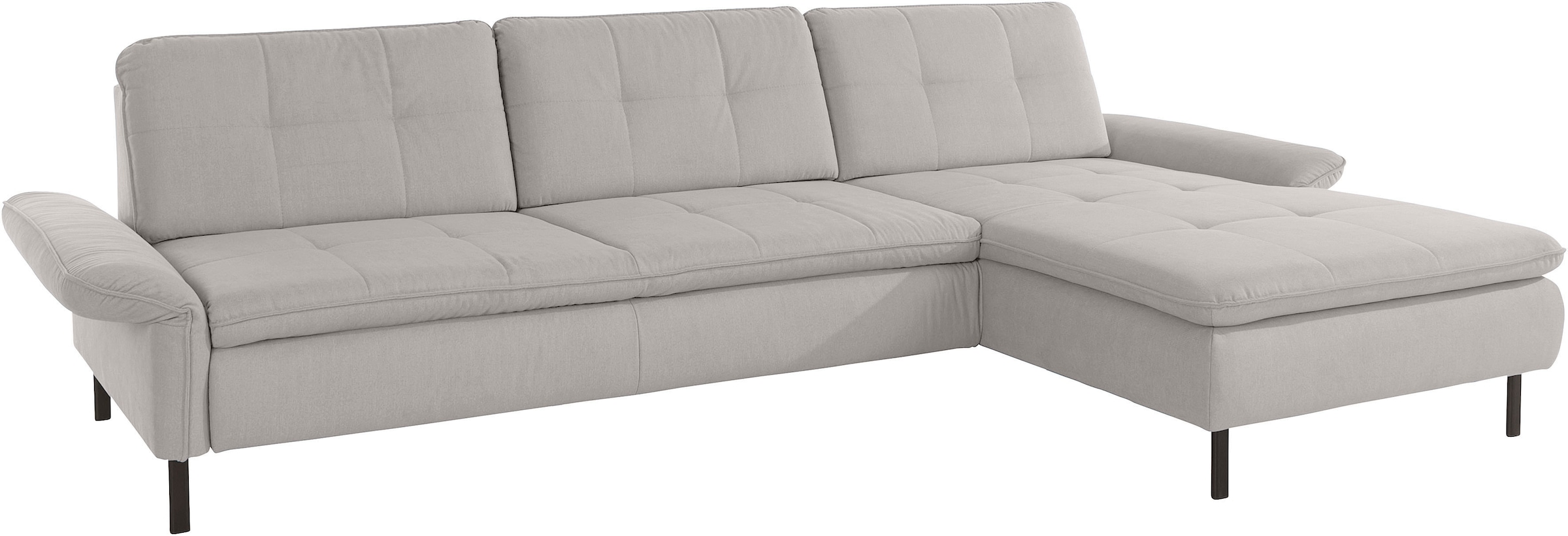 INOSIGN Ecksofa »Birkholm L-Form«, Armlehnverstellung, auch in Easy Clean Bezug - mit Wasser zu reinigen
