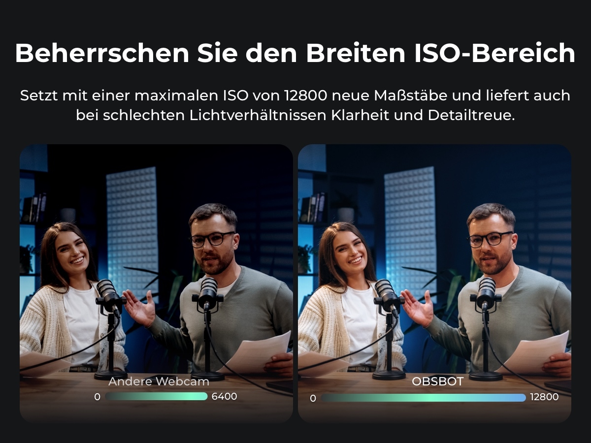 OBSBOT Webcam »OBSBOT TINY 3« 4K Ultra HD