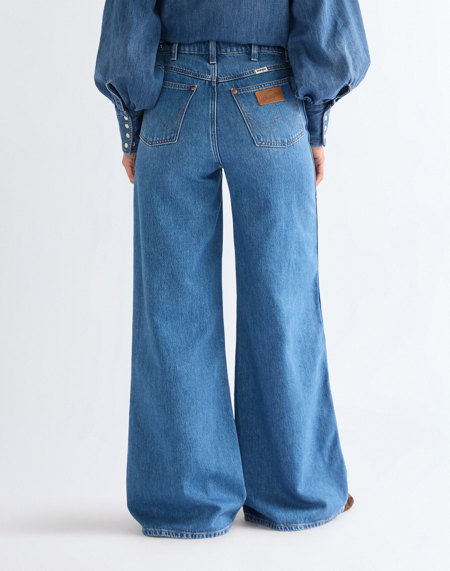 Wrangler Schlagjeans "W-CANYO" Bequeme Loose fit günstig online kaufen