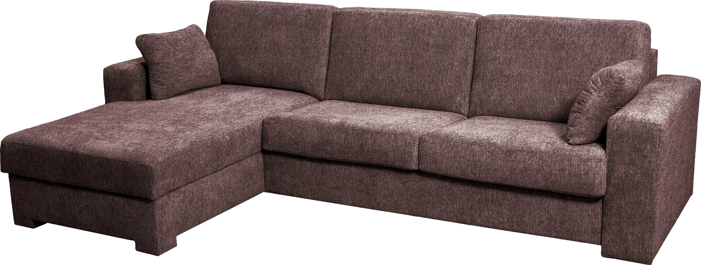 Home affaire Ecksofa Roma "L" Dauerschlaffunktion, mit Unterfederung, Matratzenhöhe 14cm, Liegemaße ca 163x198 cm, L-Form