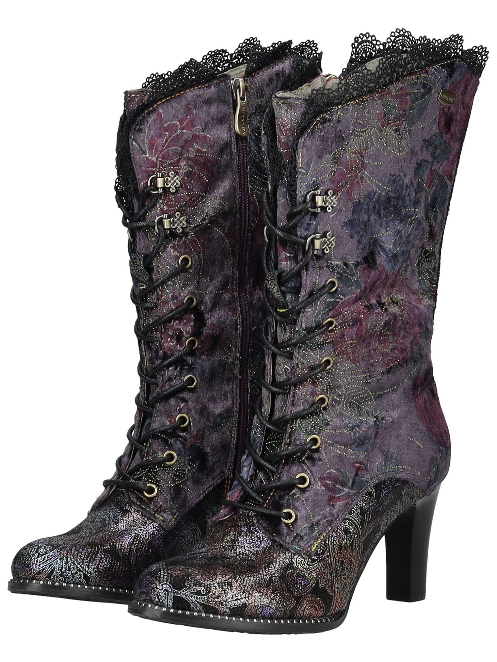 LAURA VITA High-Heel-Stiefel »LAURA VITA Stiefel Leder/Textil«