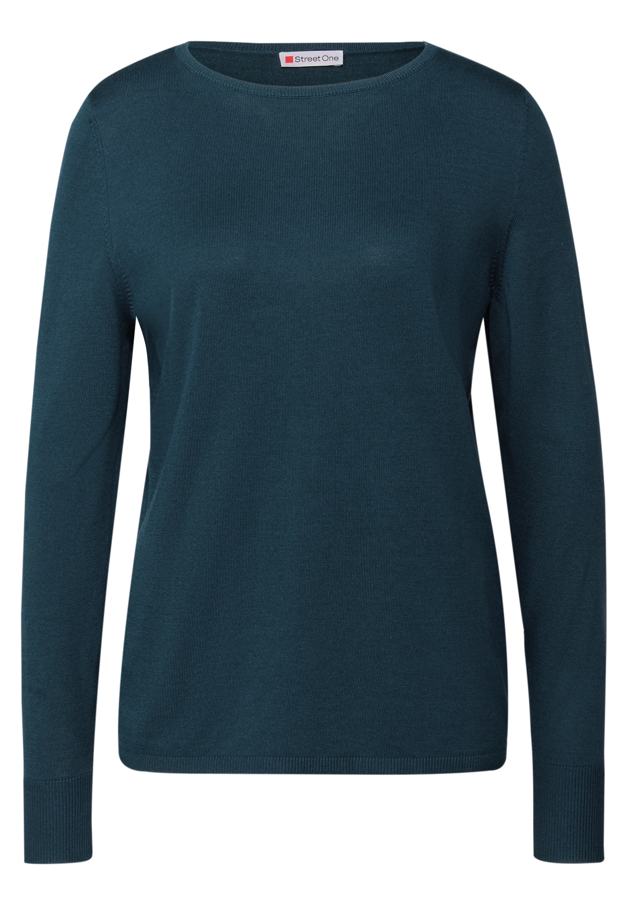 STREET ONE Strickpullover, mit U-Boot-Ausschnitt