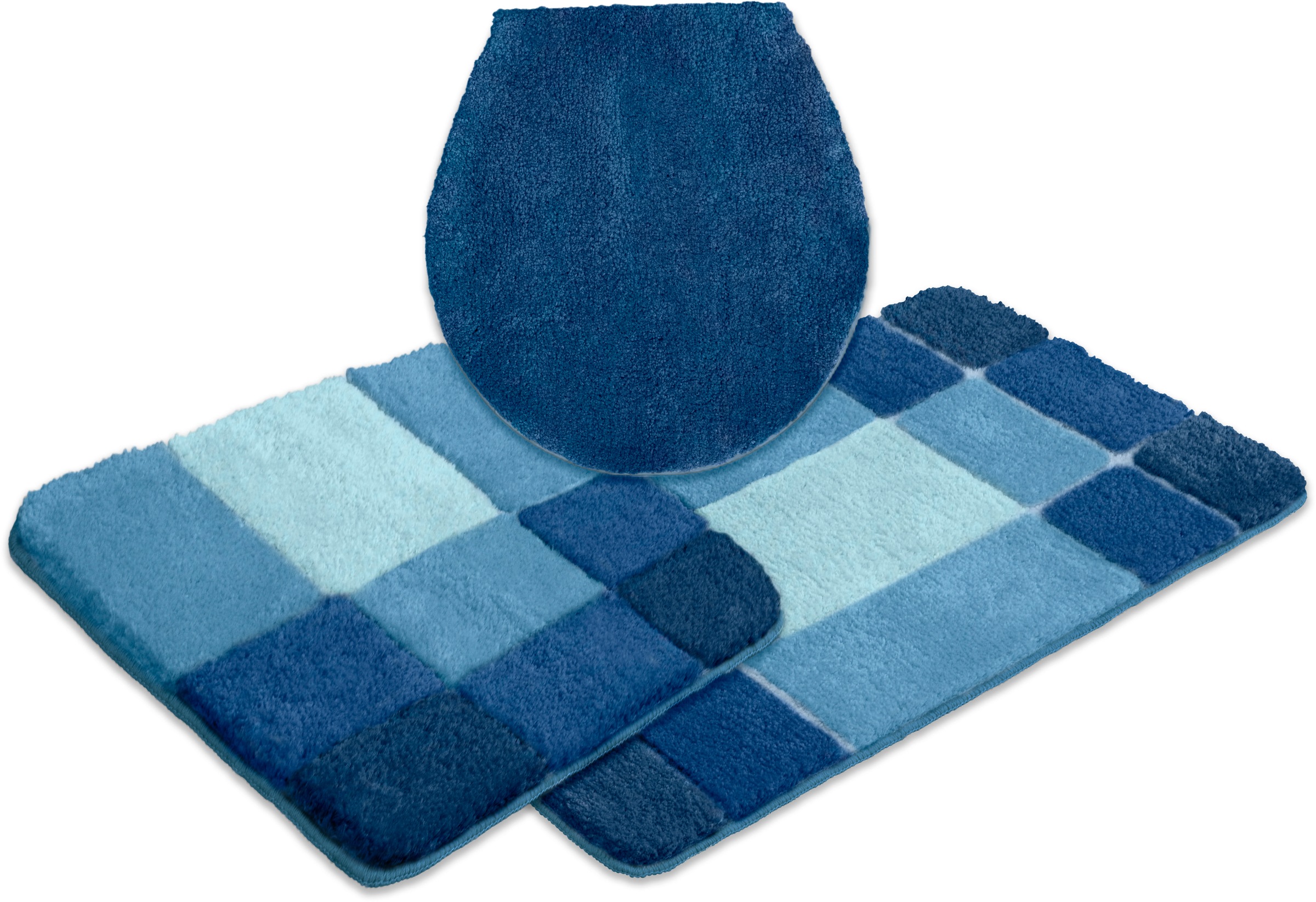 OTTO home Badematte "Pia, Badvorleger, Badezimmer Teppich" Höhe 20 mm rutsc günstig online kaufen