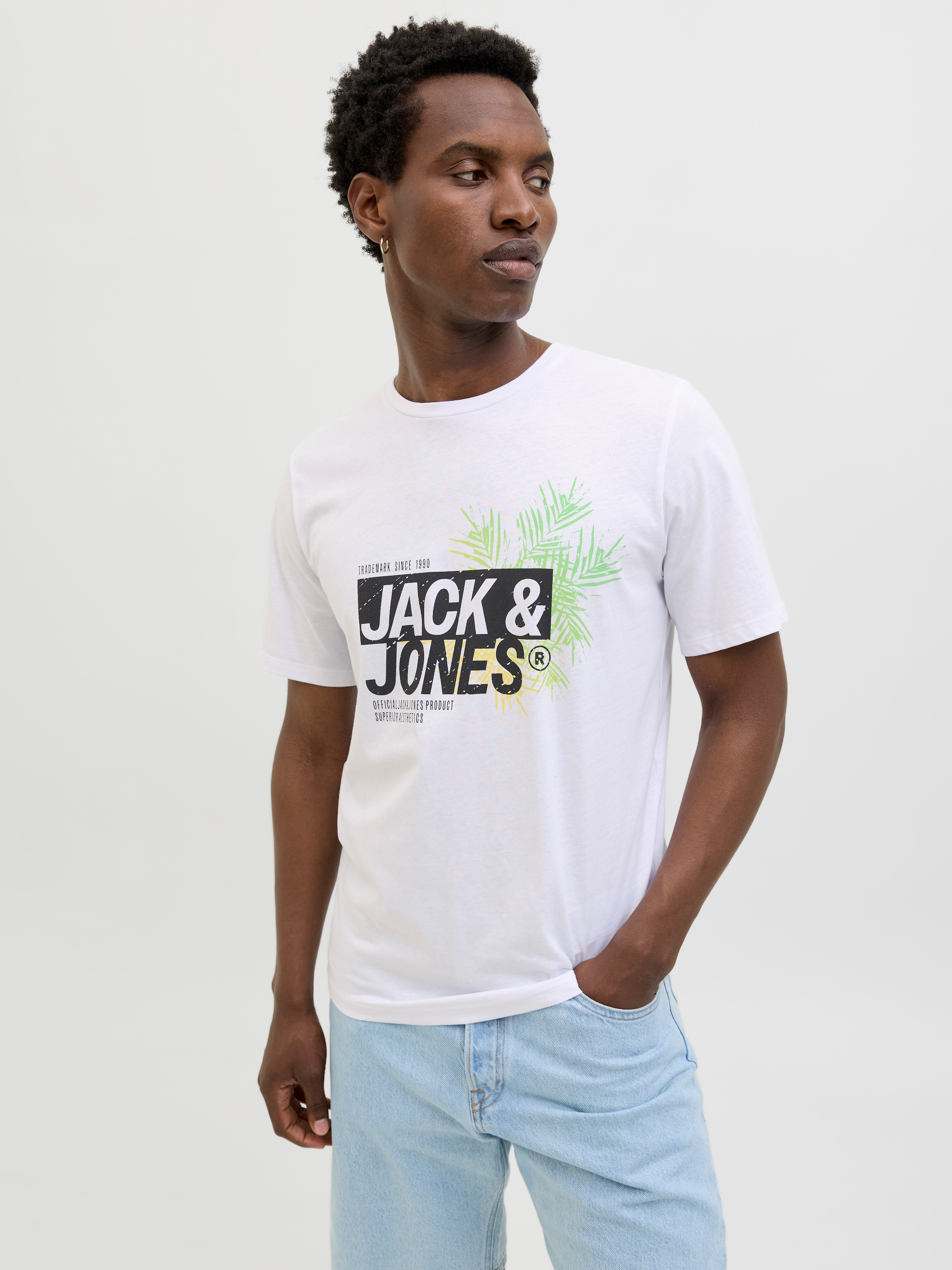 Jack & Jones Print-Shirt "JJJAXON TEE SS CREW NECK" günstig online kaufen