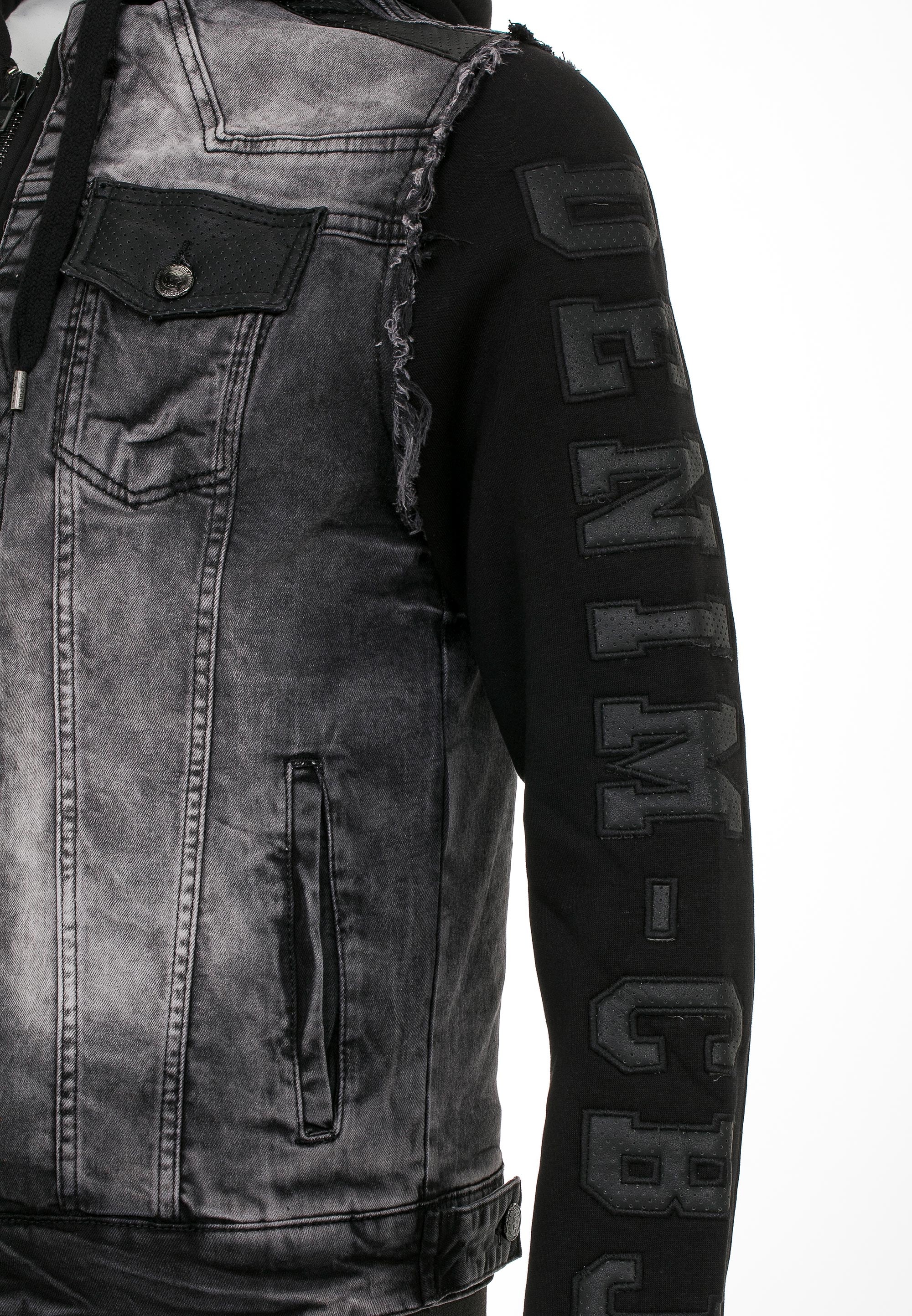 Cipo & Baxx Jeansjacke, im Doppel-Layer-Look