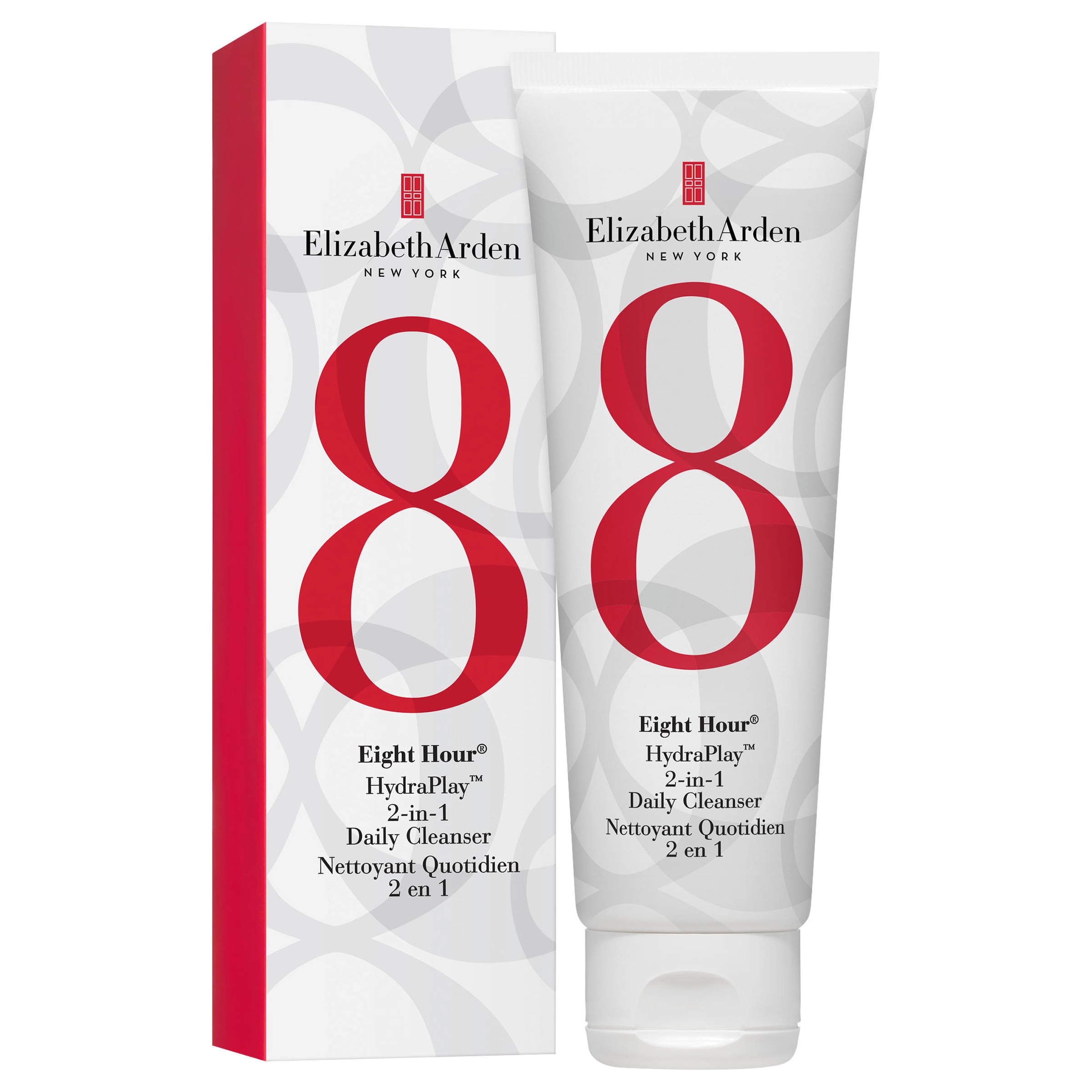 Elizabeth Arden Gesichtspflege »EIGHT HOUR CREAM HYDRAPLAY CLEANSER« 2-in-1 Daily Cleanser, für tägliche Reinigung und 1-Minuten-Maske