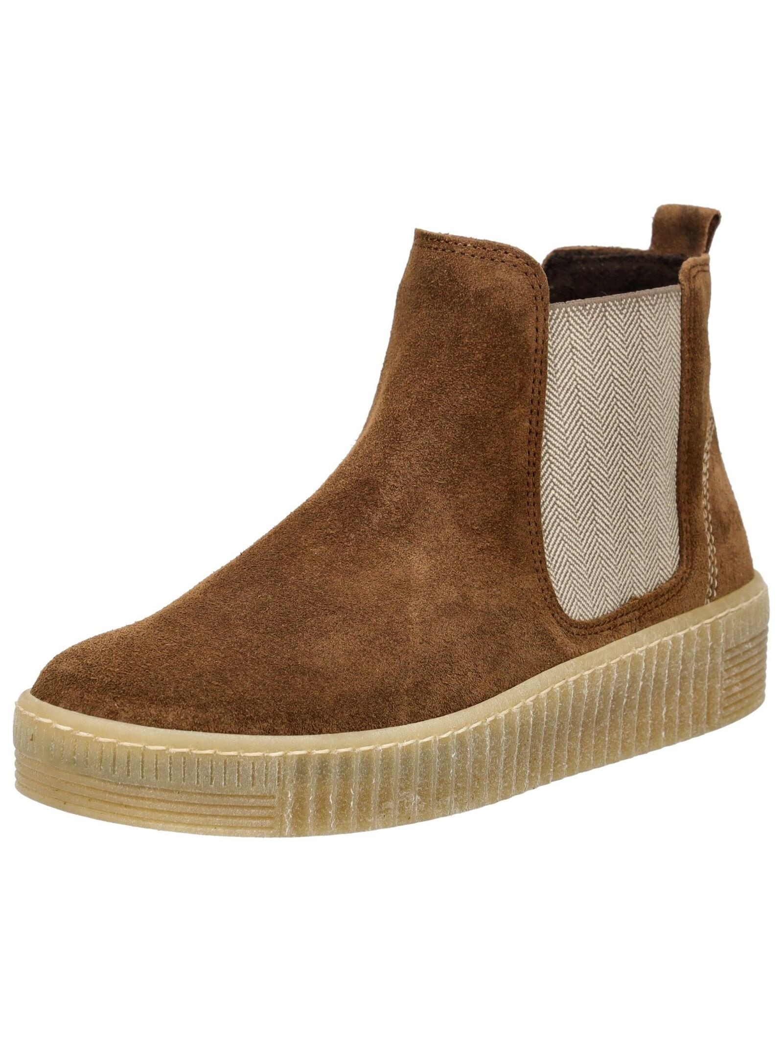 Gabor Plateaustiefelette "Gabor Stiefelette Veloursleder/Textil" günstig online kaufen