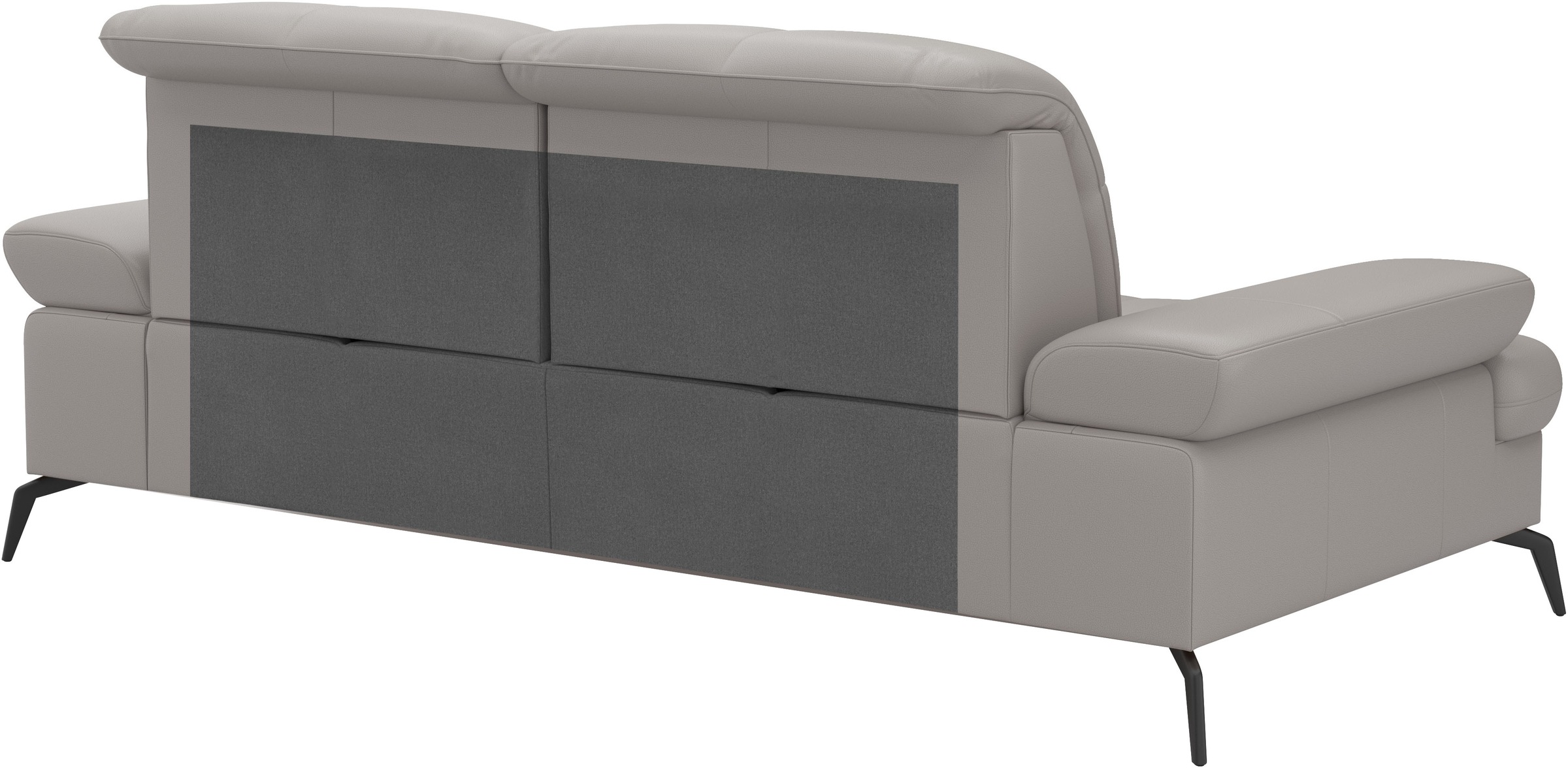 sit&more 2,5-Sitzer »Amica, inkl. Sitztiefenverstellung und Armteilverstellung«, wahlweise mit Kopfteilverstellung und Bettfunktion