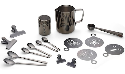 Barista-Set, (Set, 23 tlg.), Kaffeezubehör-Set, ideal für Cappuccino oder Latte...