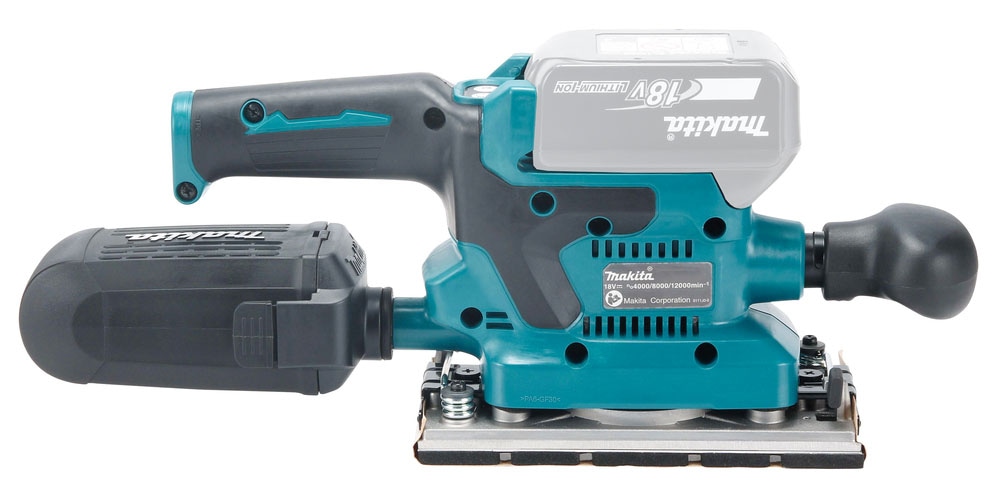 Makita Akku-Schwingschleifer »»DBO382Z« 18V, 93x185 mm, ohne Akku und Ladegerät« leistungsstarker Akku-Schwingschleifer zum Schleifen großer Flächen