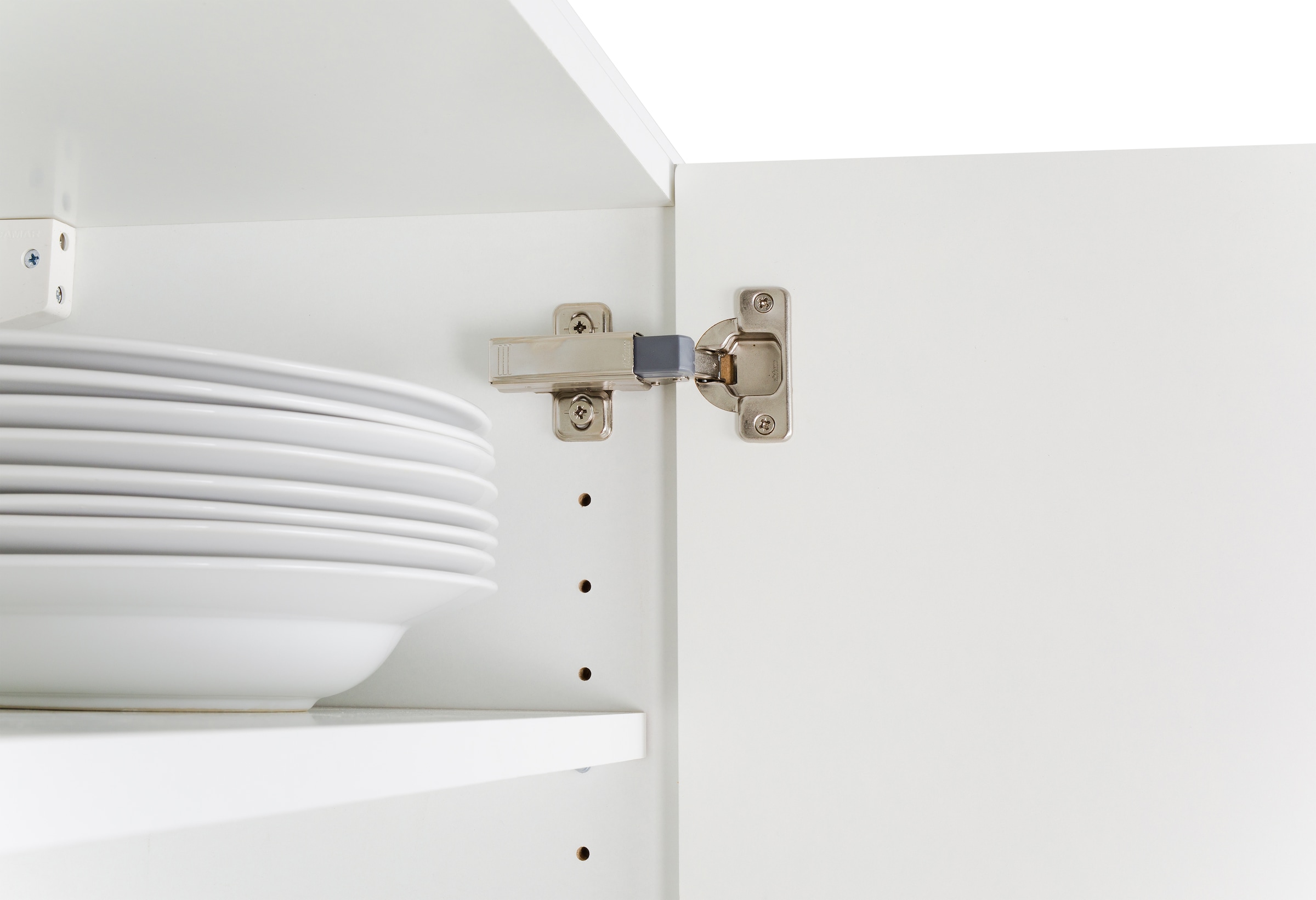 KOCHSTATION Backofenumbauschrank »KS-Lucy« Breite 60 cm, mit 1 Tür, 1 Klappe, Soft-Close, höhenverstellbare Füße