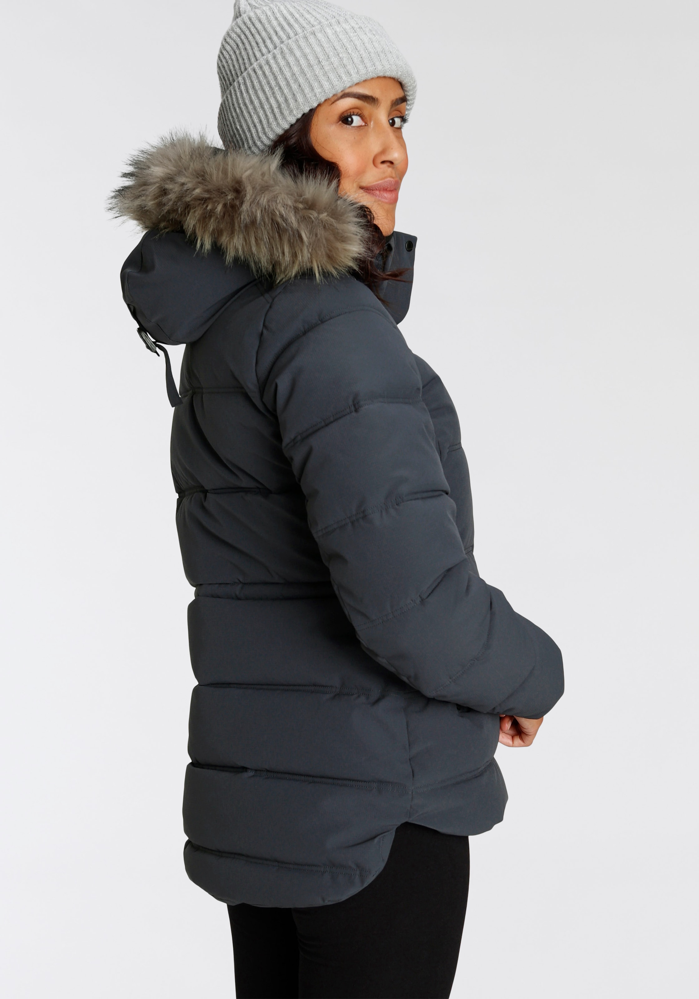 Icepeak Steppjacke »W Jacket«, mit Kapuze, Winddicht & Wasserdicht &  Atmungsaktiv für kaufen | BAUR