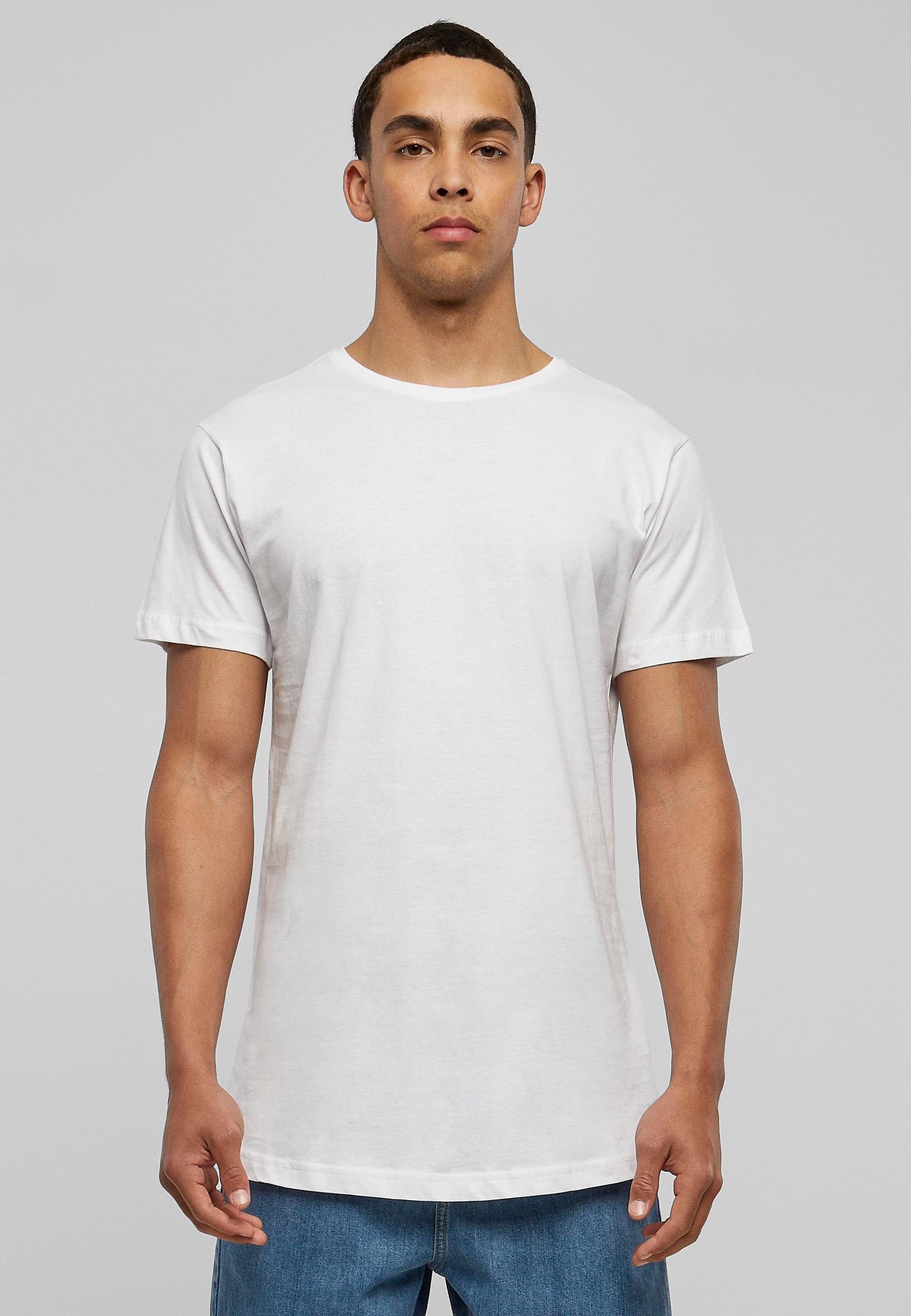 URBAN CLASSICS Kurzarmshirt »Urban Classics Herren Shaped Long Tee«, (1 tlg.)