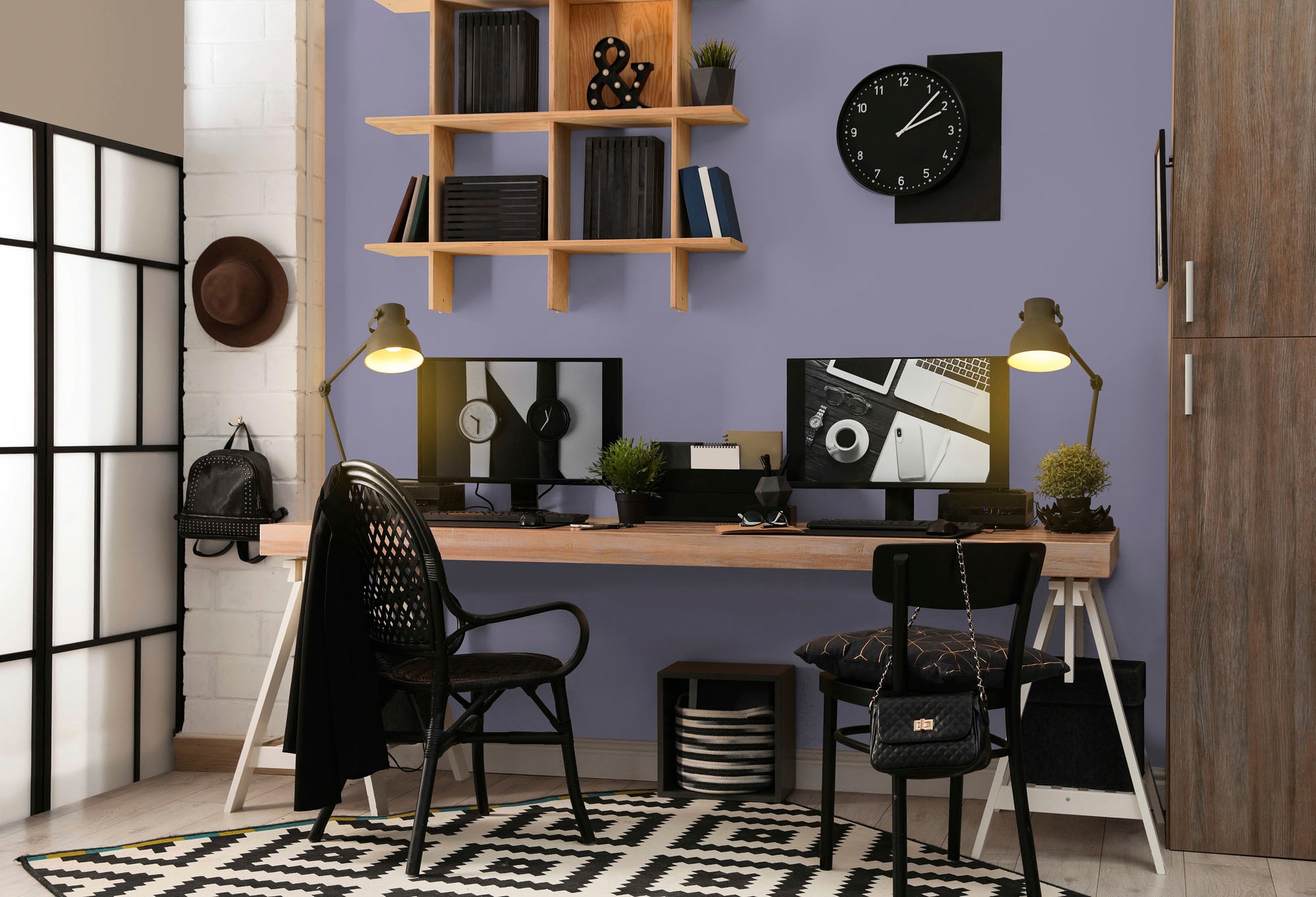 A.S. Création Wandfarbe »Premium Innenwandfarbe PURO Tuchmatt simple mauve« ideal für Wohnzimmer, Schlafzimmer, Flur und Küche, Farbwelt Violett