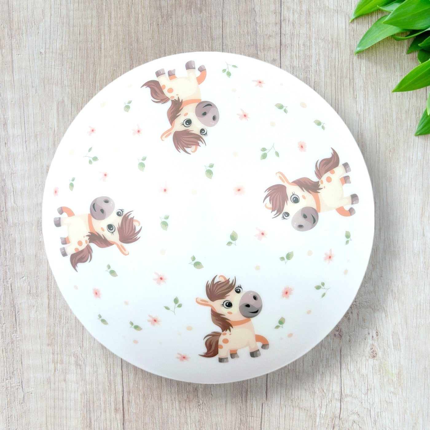 niermann Deckenleuchte »Kinderlampe mit Motiv "Pony Paula", Kinderzimmer« E27 1 Stk. bruchsichere Deckenschale