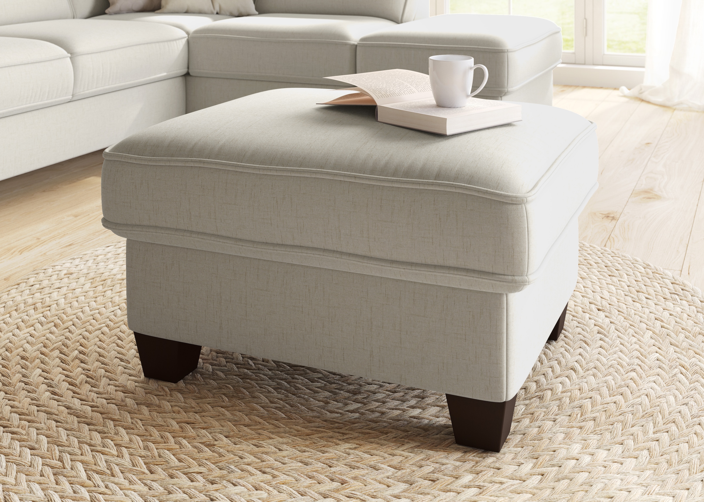 Home affaire Hocker "County" 1 tlg. mit Federkern und Stauraum, passend zur günstig online kaufen