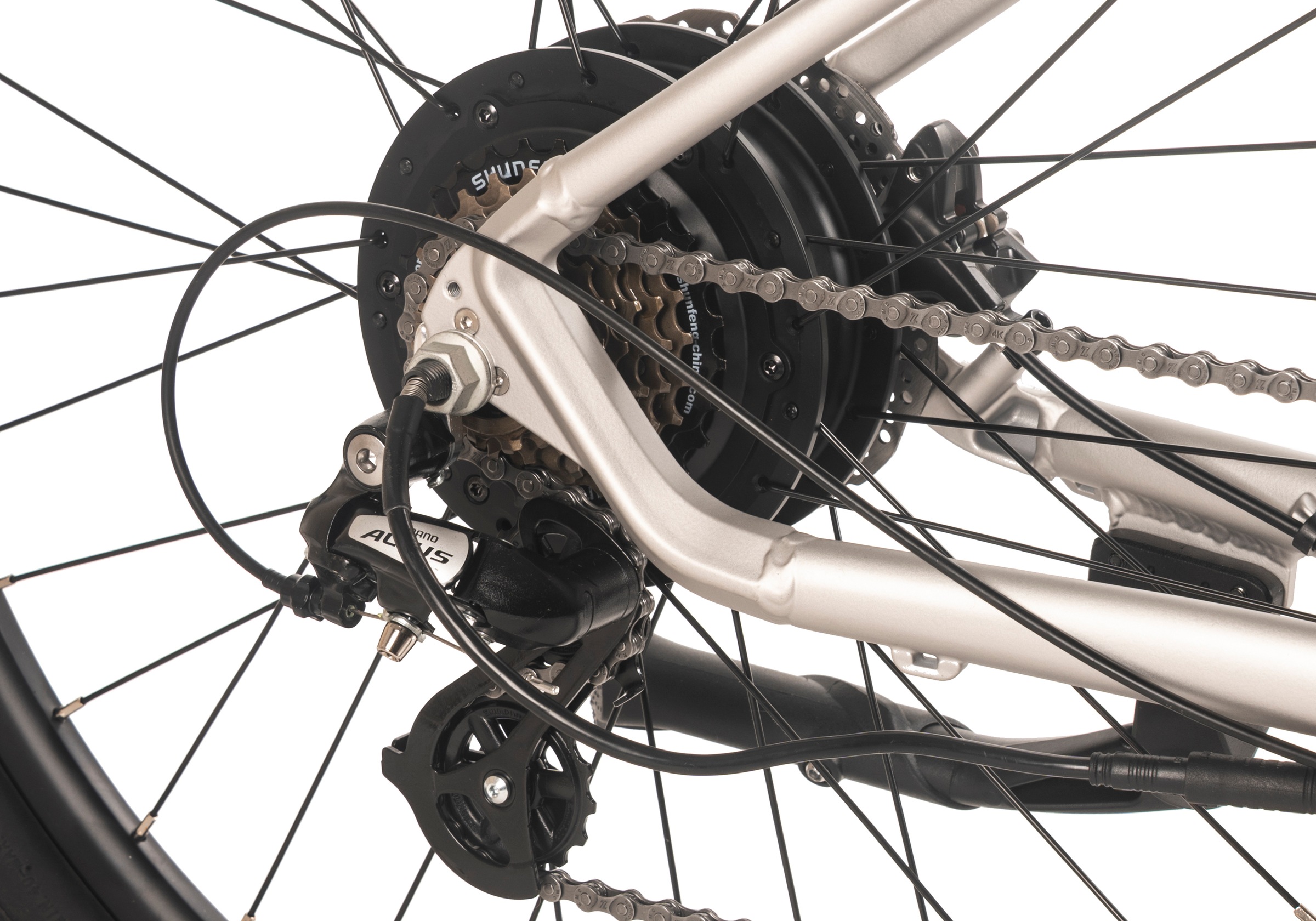 Adore E-Bike »27,5" GV-650 Heckmotor 50NM / 15Ah Brushed Silver matt«, 8 Gang, Shimano, Altus, Heckmotor 250 W