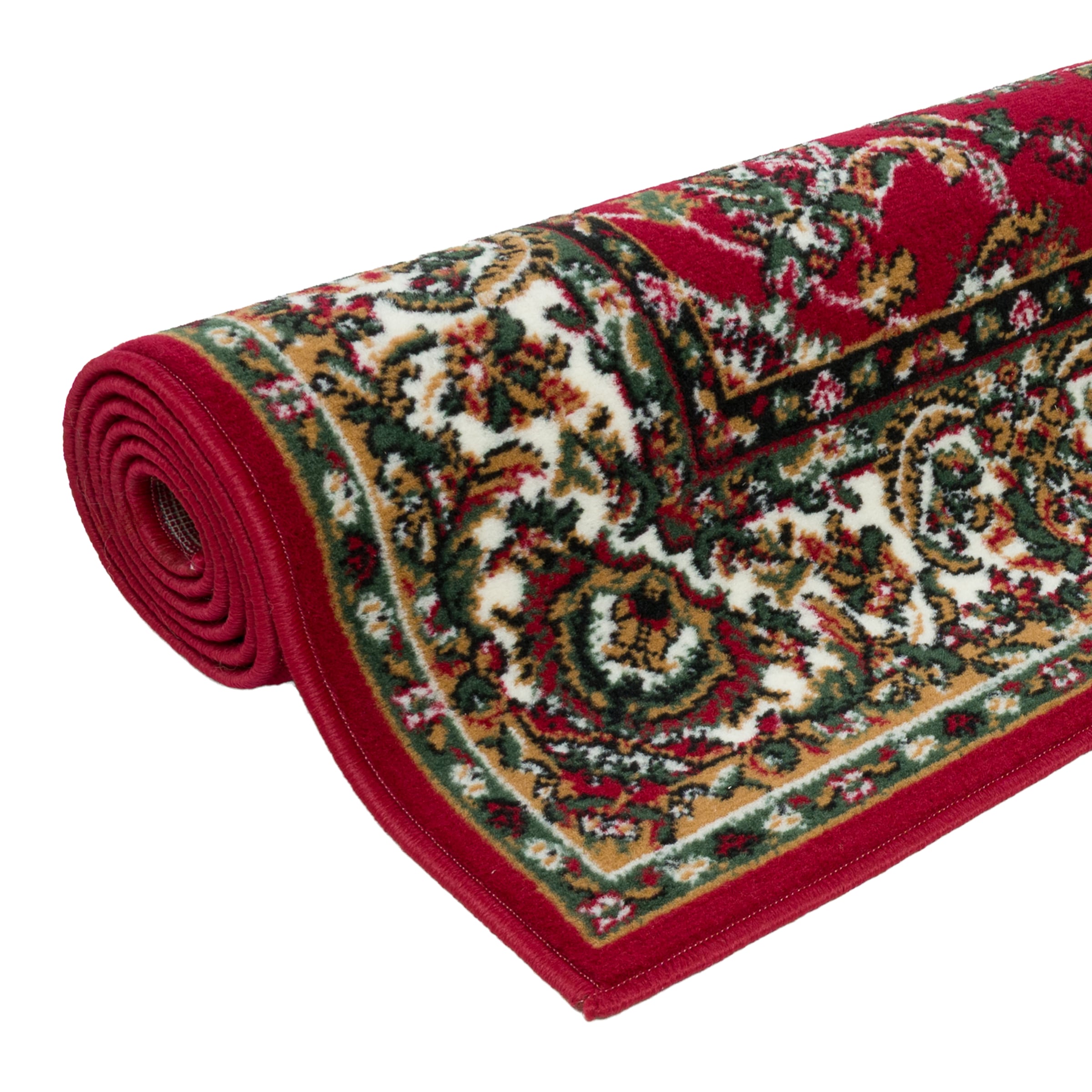OTTO home Teppich »Ezzo, mit Bordüre, Made in Belgium«, rechteckig, 7 mm Höhe, Orient-Optik, mit Bordüre, Teppich, Kurzflor, Weich, Wohnzimmer