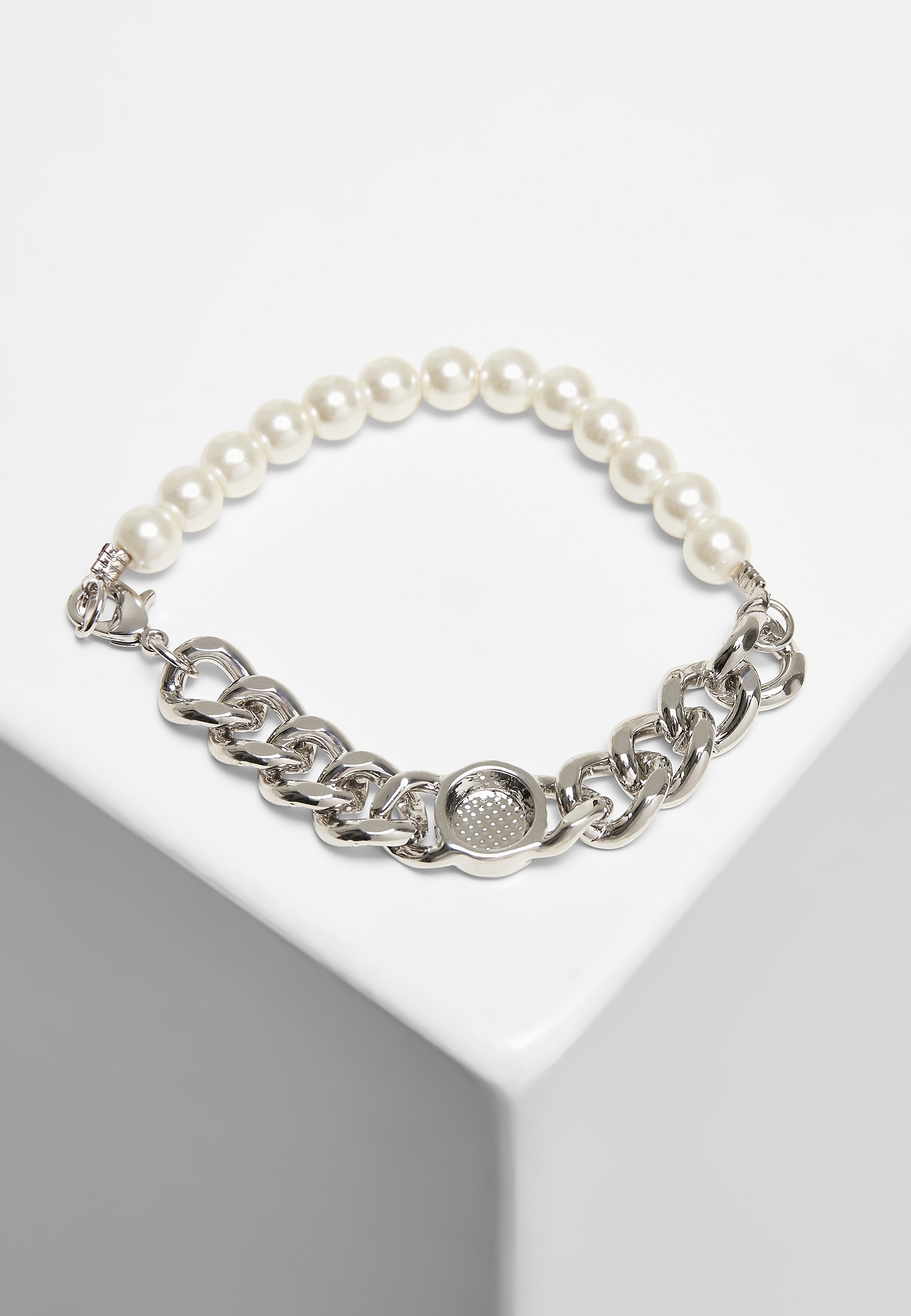 URBAN CLASSICS Bettelarmband »Accessoires BAUR Bracelet« | bestellen Chain Pearl für Flat