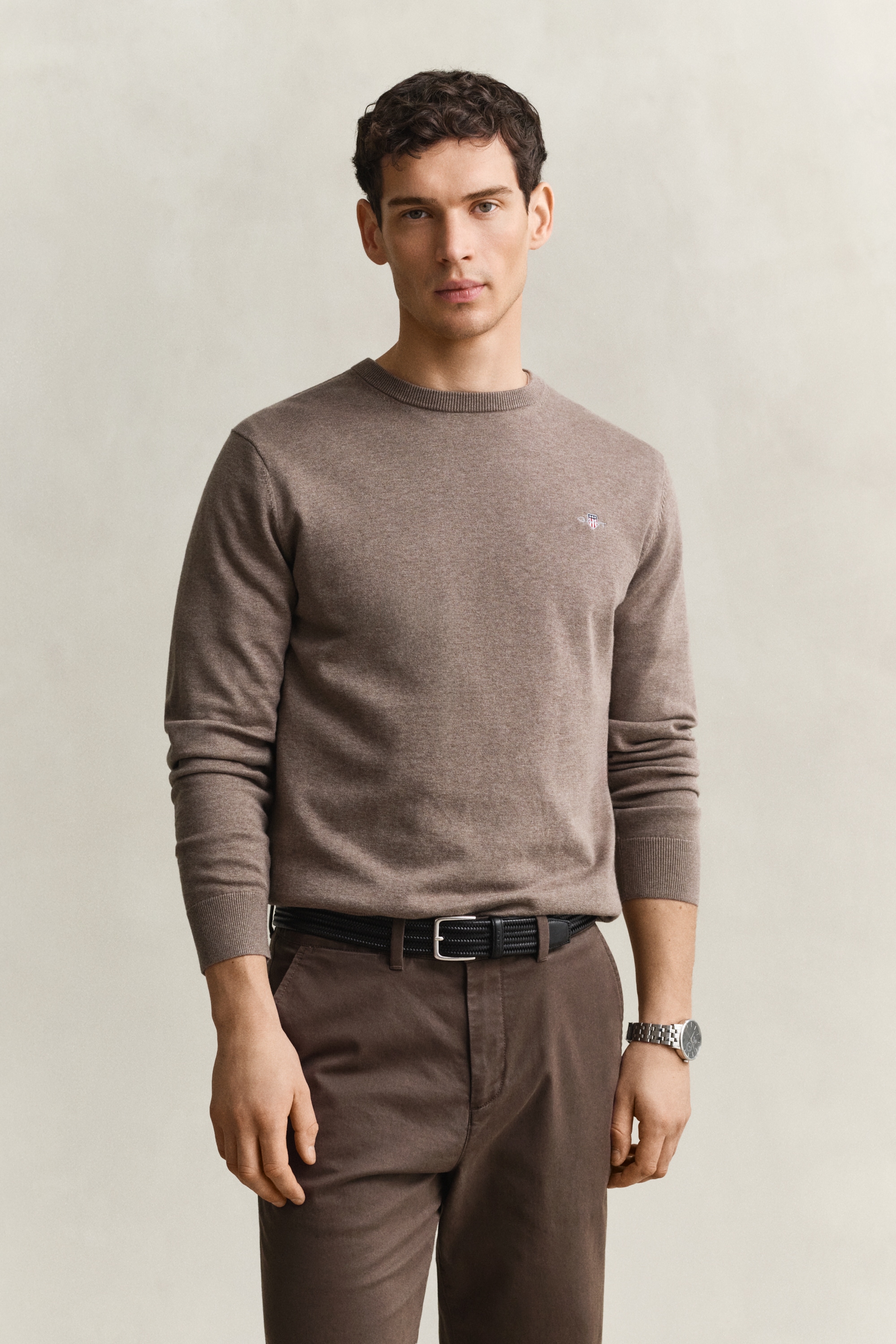 Gant "CLASSIC COTTON" Regular fit mit Rundhalsausschnitt