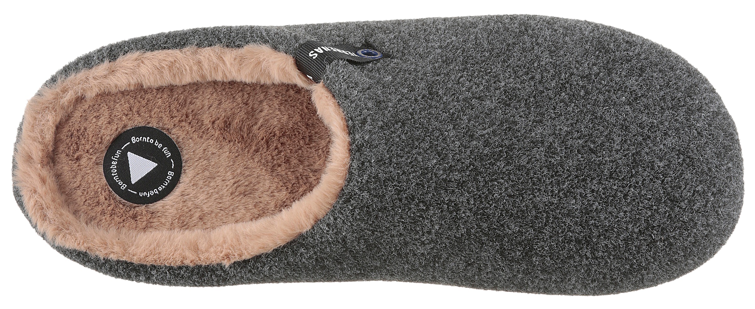 VERBENAS Pantoffel »Eagle Picos Pet«, Hausschuh, Clog, Wohlfühlschuh mit Label