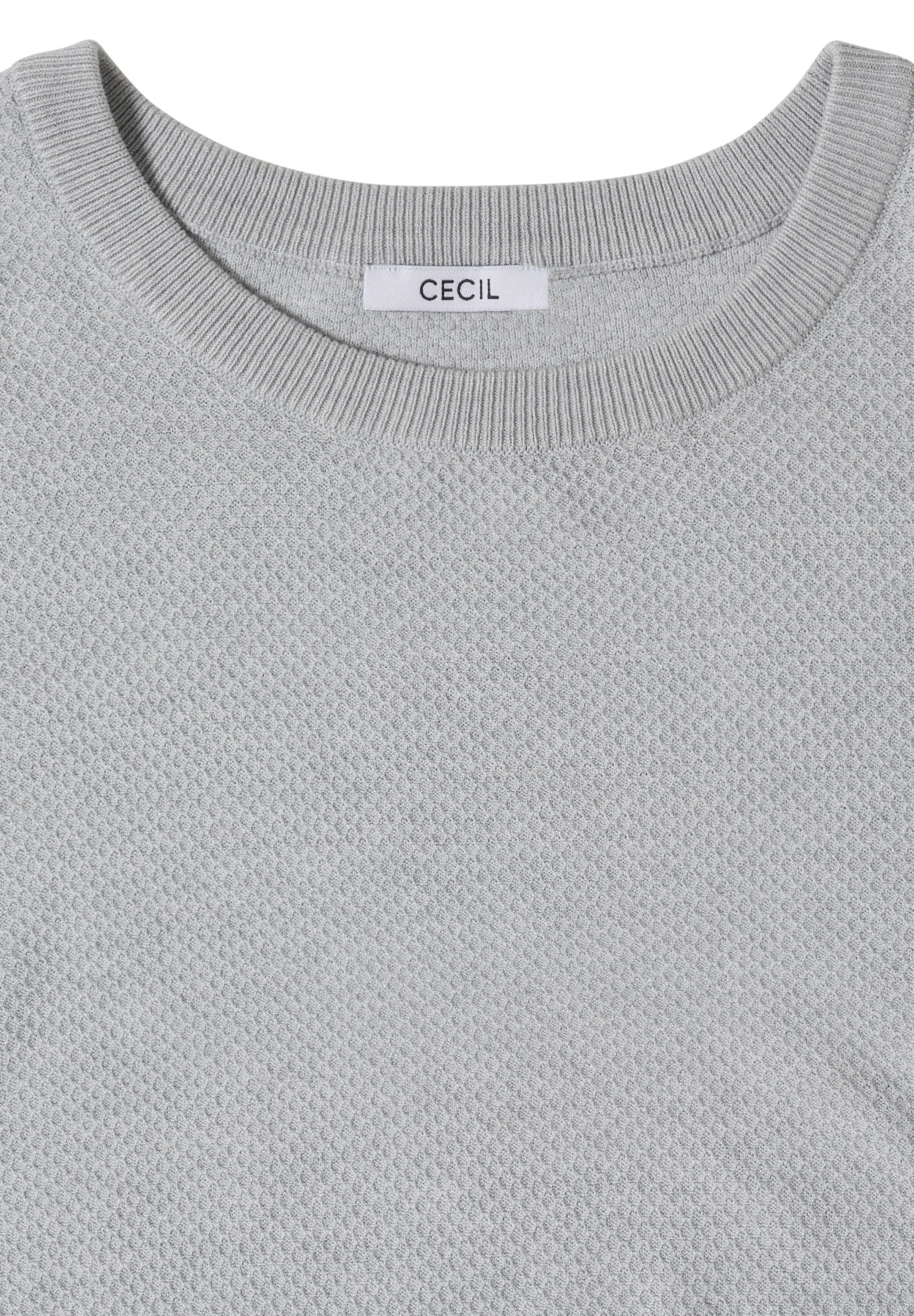 Cecil Strickpullover Elastiksaum und Tunnelzug