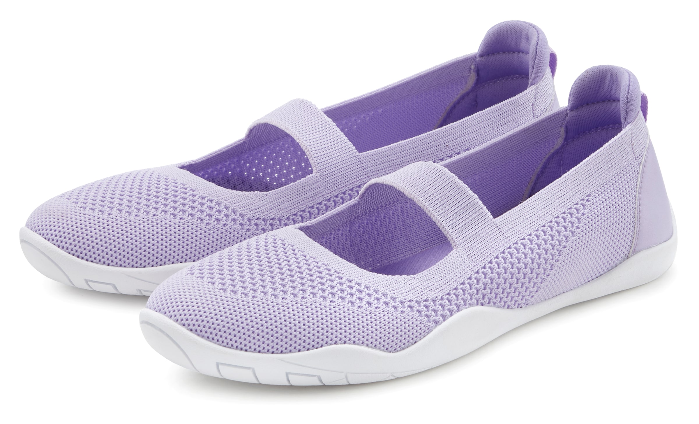 LASCANA Sneaker Ballerinas, Freizeitschuh, Slipper, Halbschuh, Slip On Sneaker superleicht VEGAN