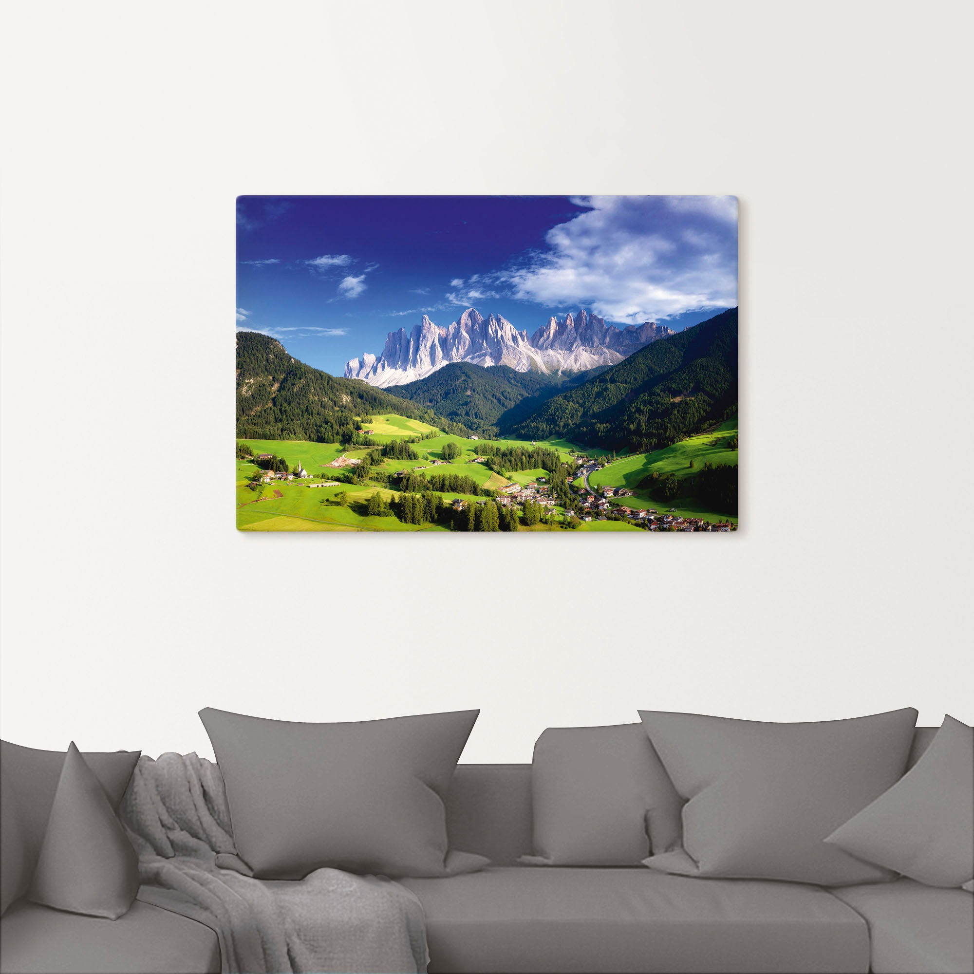 Artland Wandbild »Südtirol«, Berge & Alpenbilder, (1 St.), als Alubild, Leinwandbild, Wandaufkleber oder Poster in versch. Größen