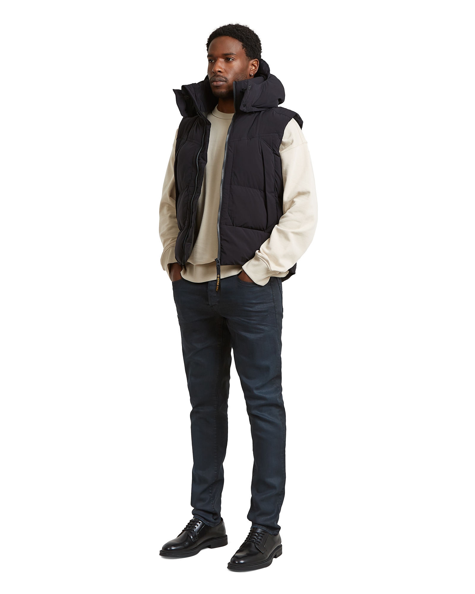 G-STAR Softshellweste »G-Whistler Padded Hooded Weste 2.0«