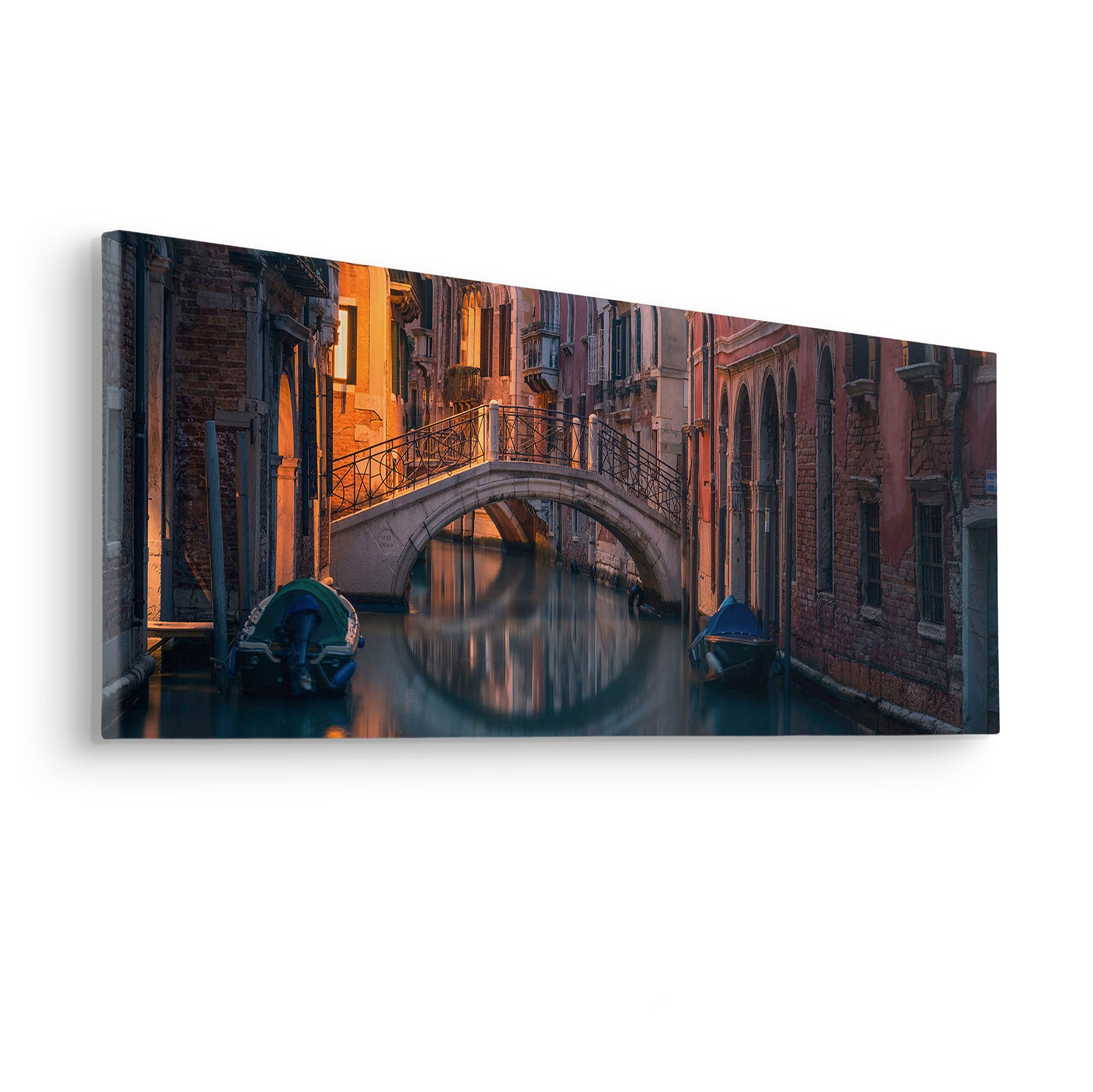 Komar Leinwandbild "Night Cruise - Größe 90 x 30 cm" Baum  Berge  Blätter günstig online kaufen