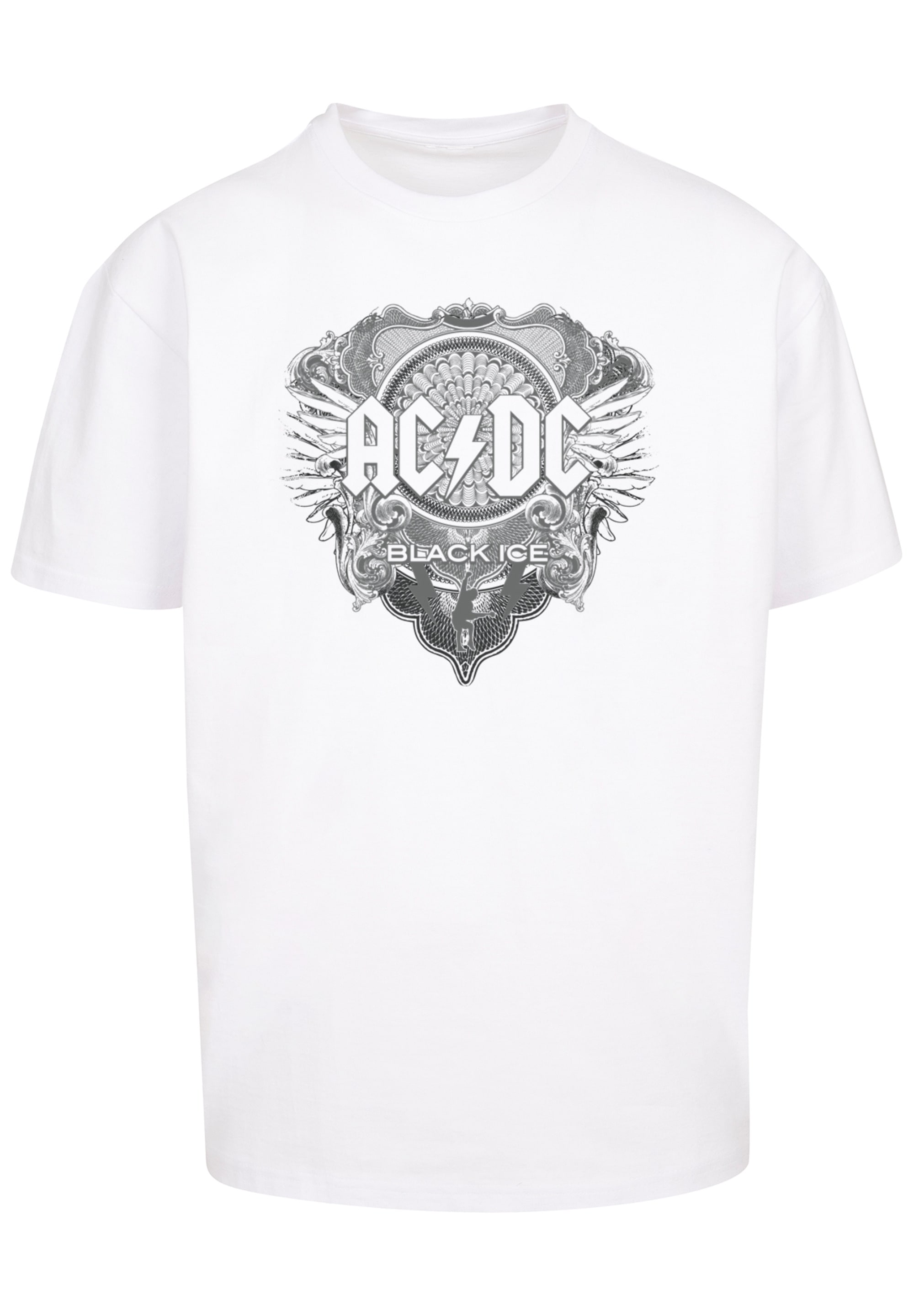 F4NT4STIC T-Shirt »ACDC Rock Band Black Ice«, Print