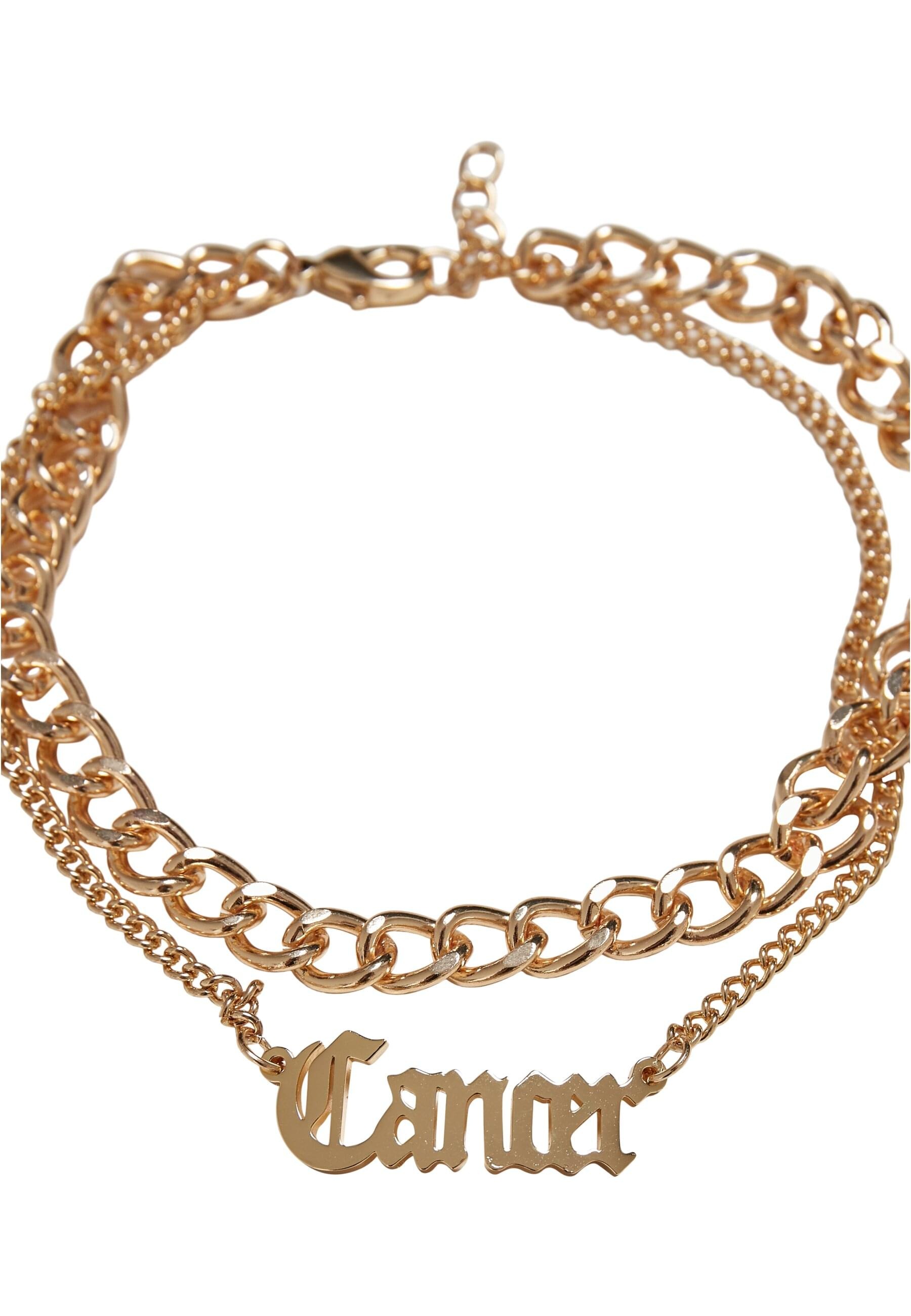 URBAN CLASSICS Fußkette »Urban Classics Unisex Zodiac Golden Anklet«