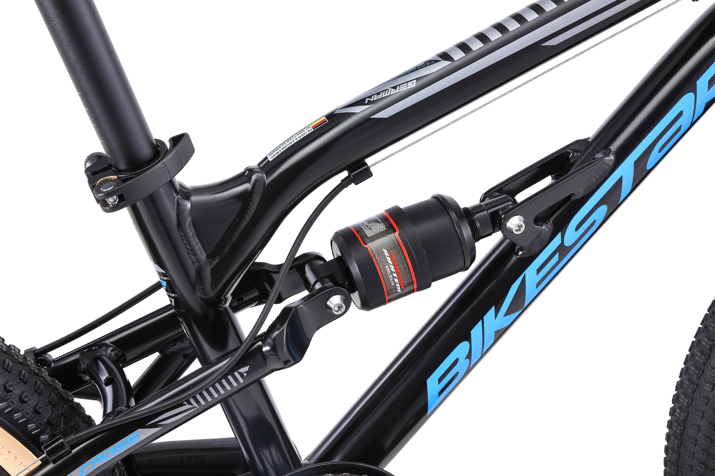 Bikestar Jugendfahrrad, 7 Gang, Shimano, RD-TY21 Schaltwerk, Kettenschaltung