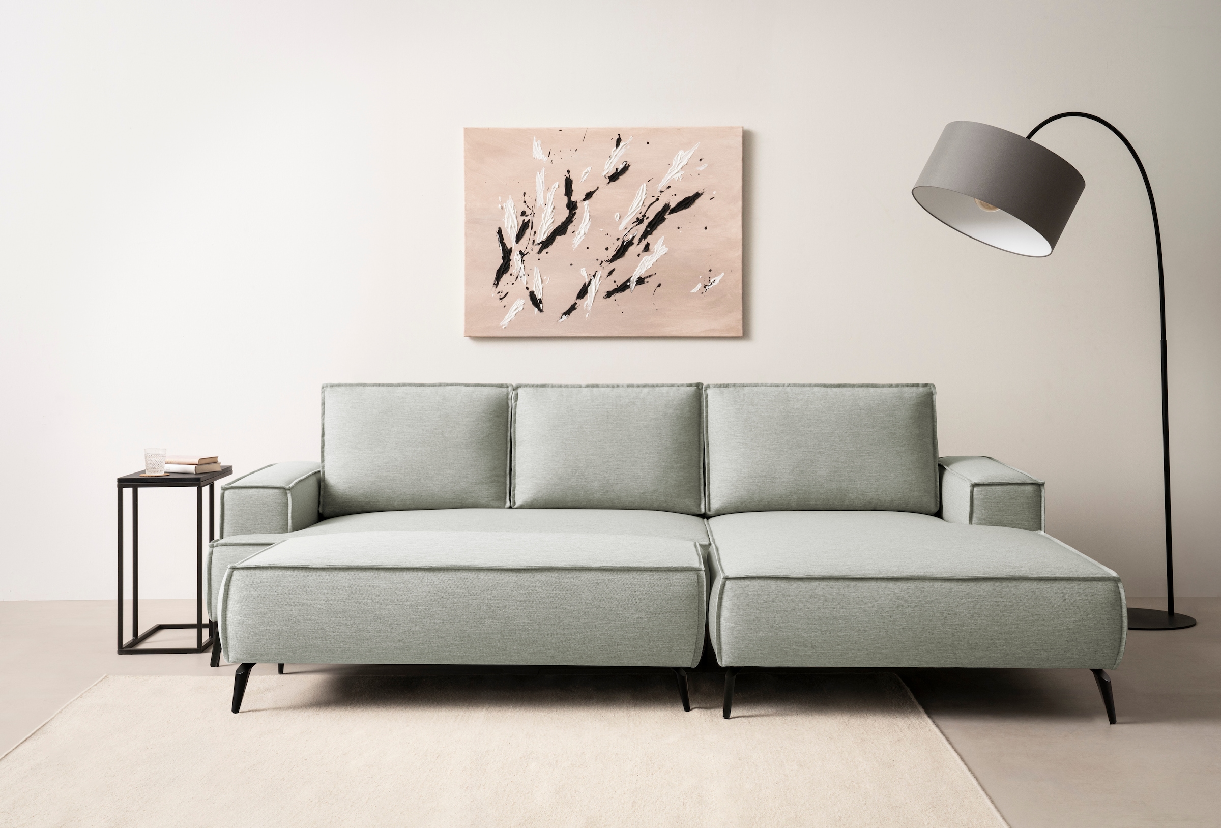 OTTO home Sitzgruppe »TVINNU« Set,  Set, stellbar zum Schlafsofa (Krokodilverbinder)