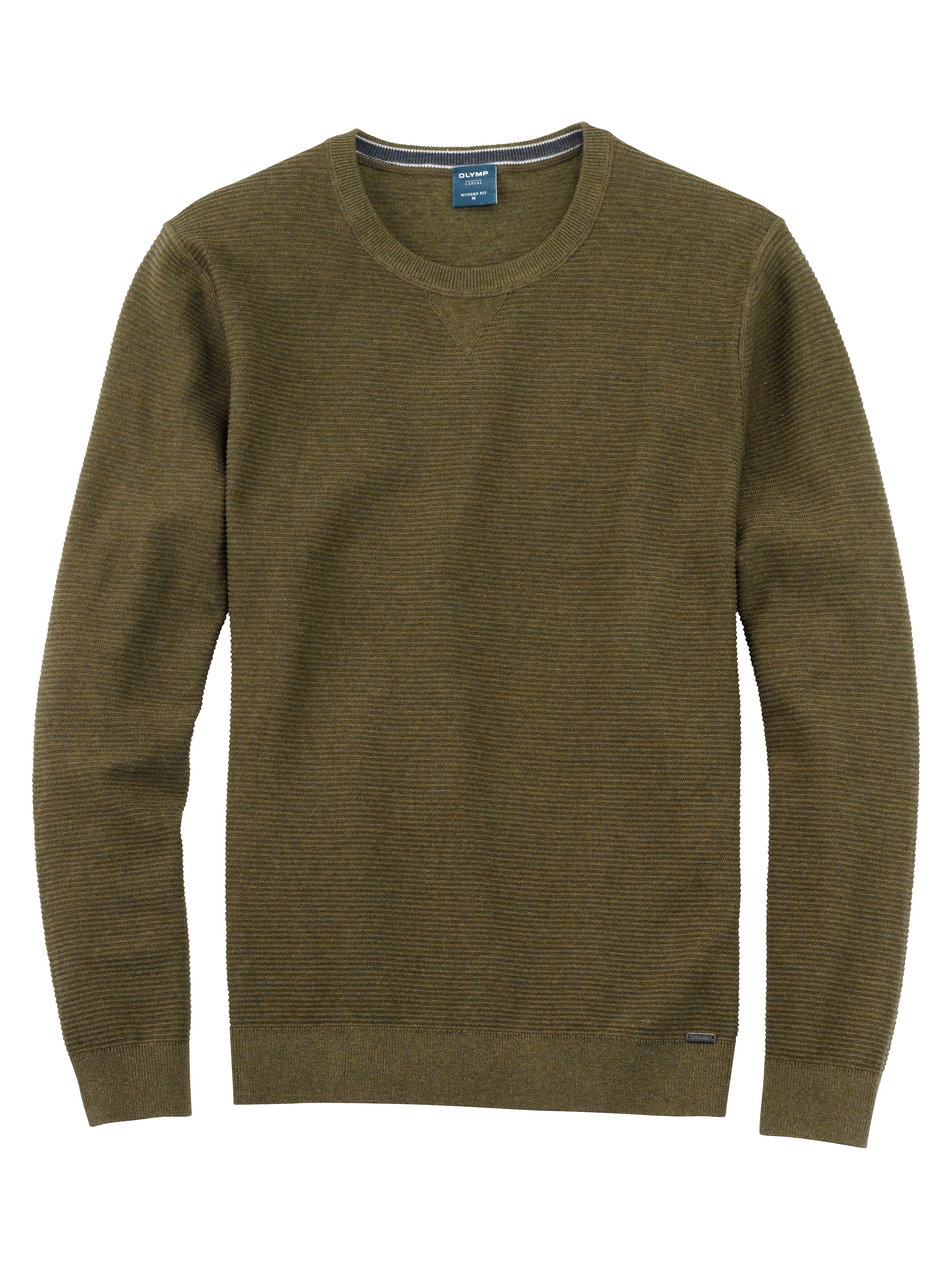 OLYMP Rundhalspullover »OLYMP Strick Casual«