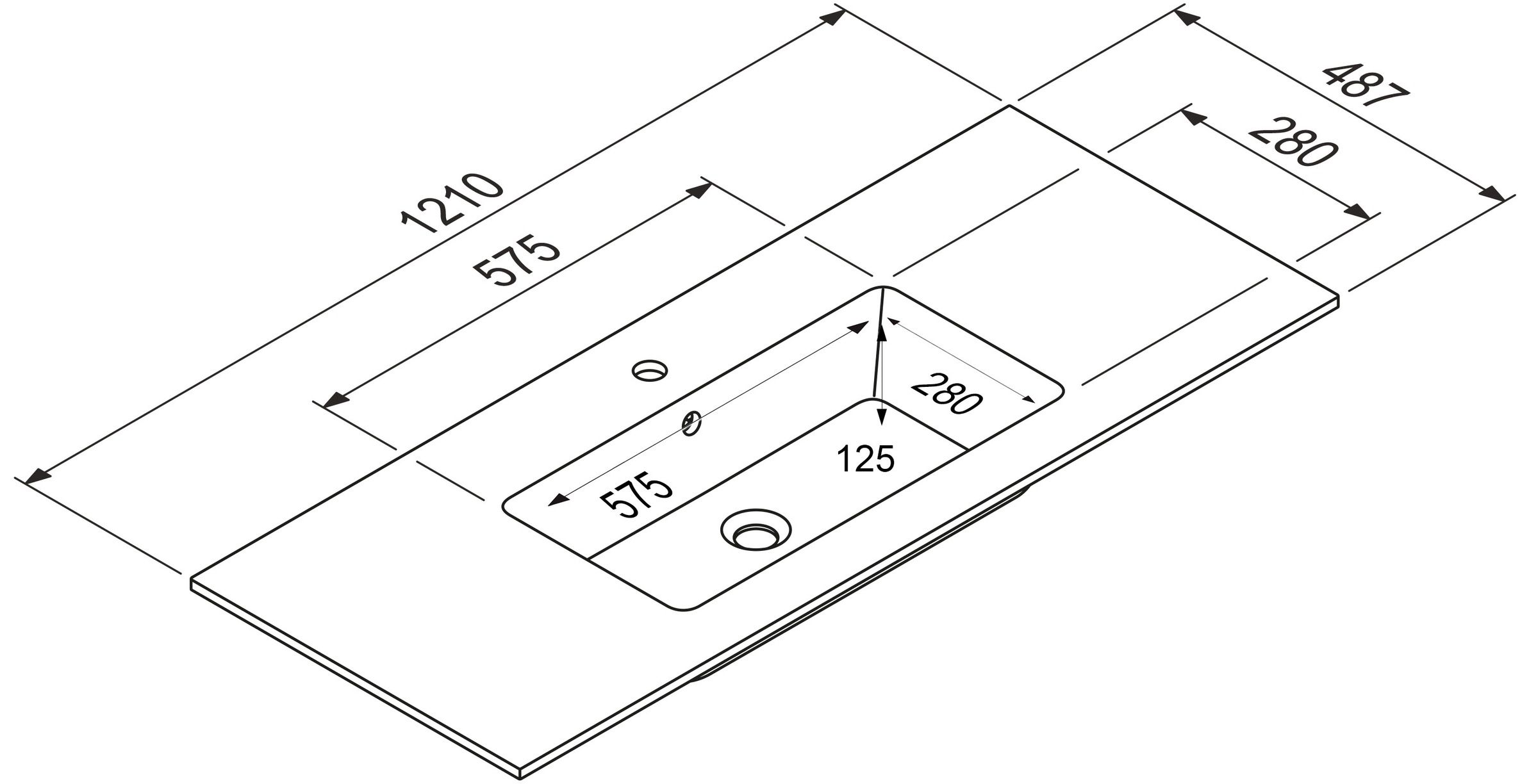 nobilia® Badmöbel-Set »Levere«, (2 St., vormontiert, mit Soft-Close), inkl. Spiegelschrank mit Beleuchtung und Dimmerfunktion, in 4 Breiten
