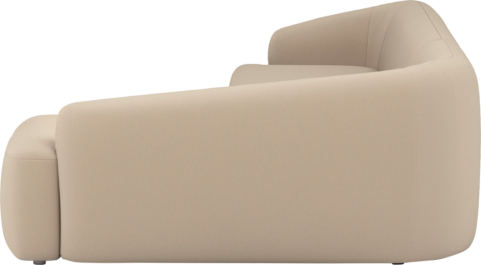 INOSIGN Ecksofa »Nergal, organisches Design, Breite 296cm, L-Form«, Modernes Design, schlichte Optik, stilvoller Blickfang im Wohnzimmer