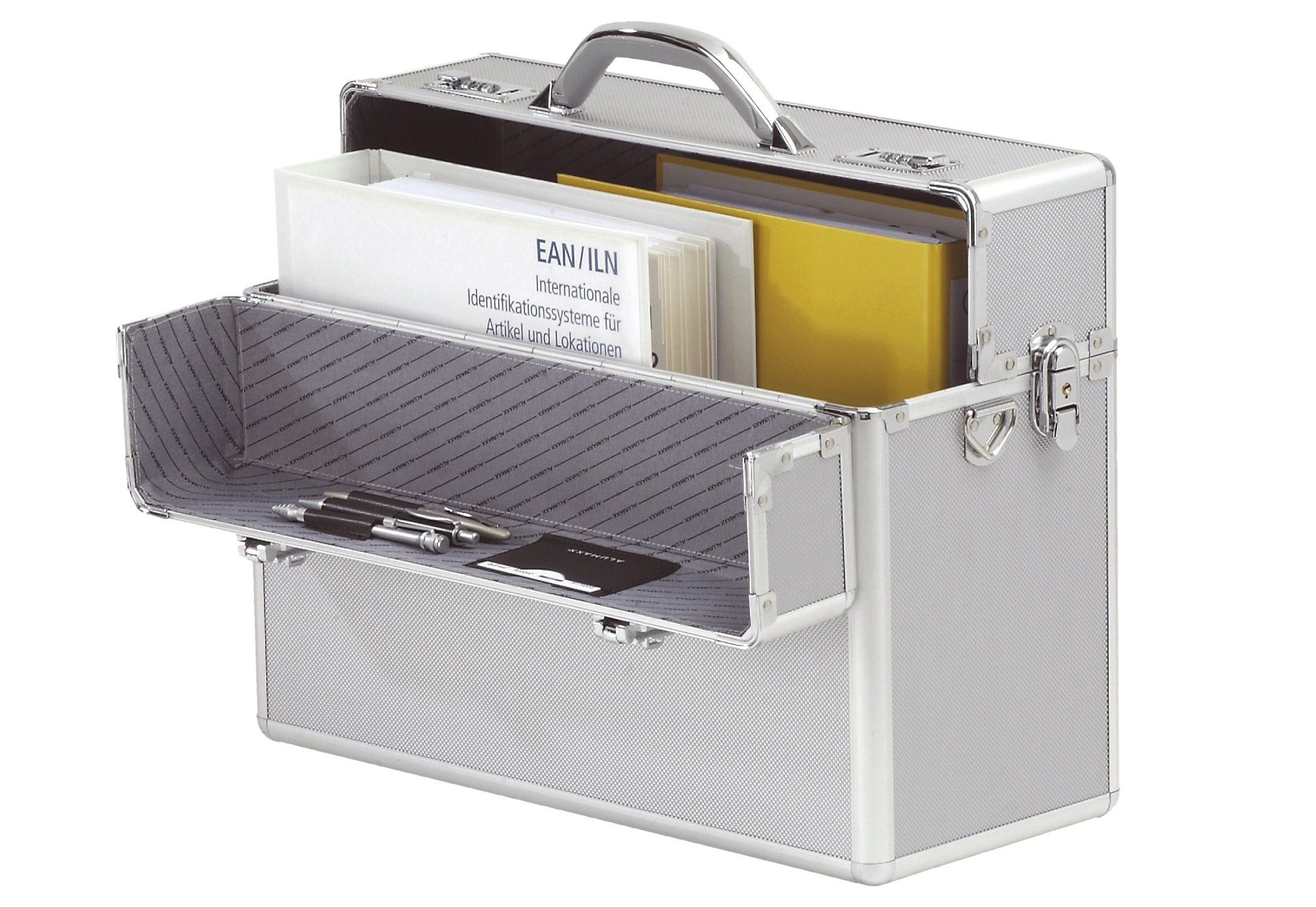 ALUMAXX Pilotenkoffer »Alpha, silber«, Reisegepäck, Businesskoffer aus Aluminium
